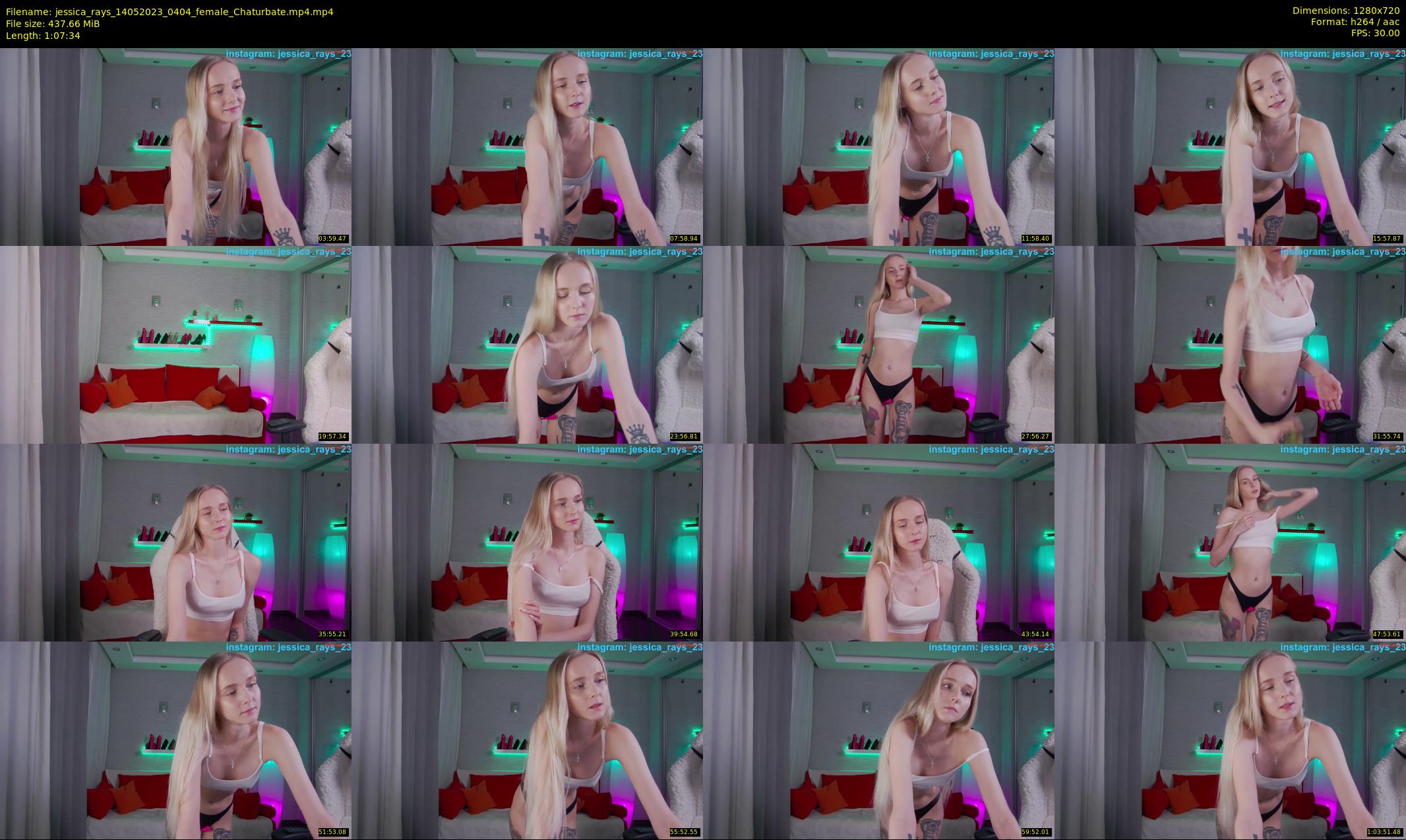jessica_rays — 68 minute Chaturbate couple cam show recording, 720p, May 14, 2023