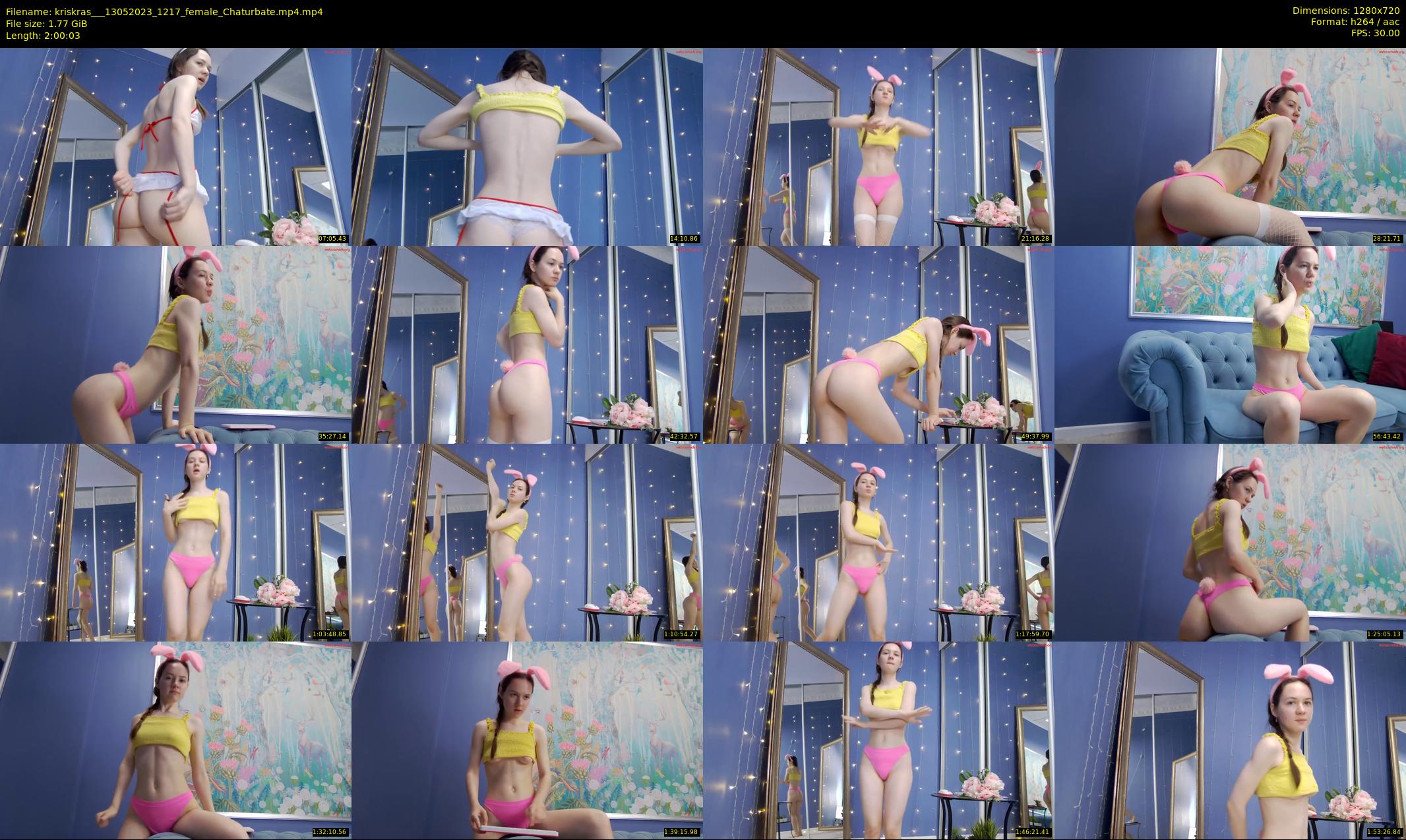 kriskras__ — 121 minute Chaturbate female cam show recording, 720p, May 13, 2023