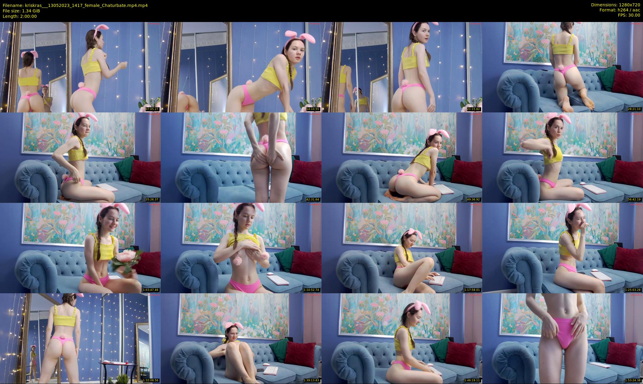kriskras__ — 120 minute Chaturbate female cam show recording, 720p, May 13, 2023