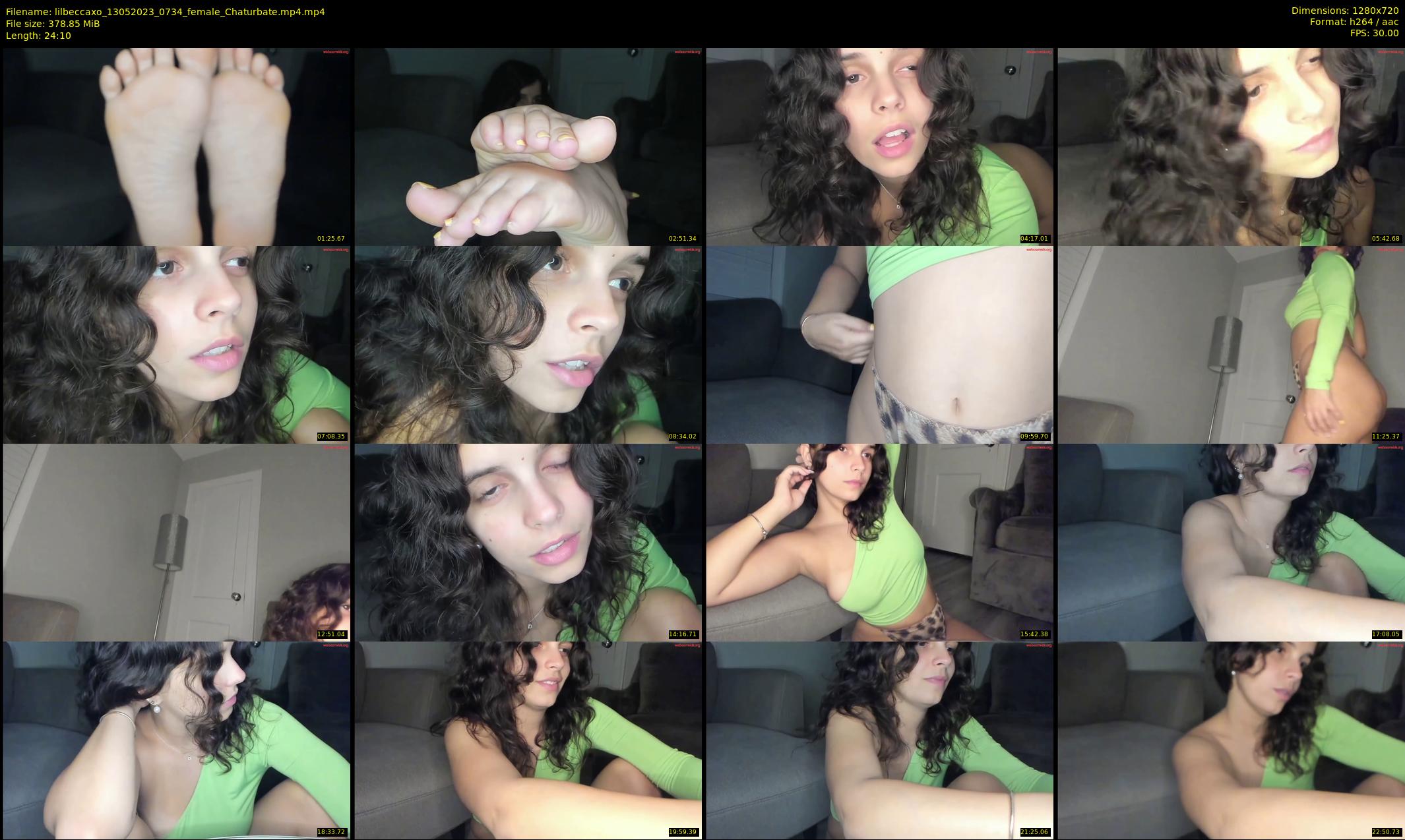lilbeccaxo — 25 minute Chaturbate female cam show recording, 720p, May 13, 2023
