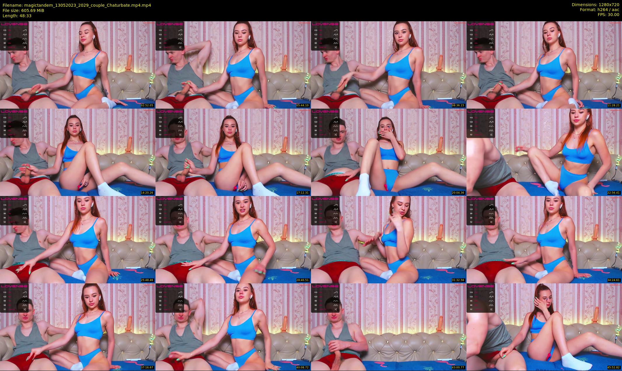 magictandem — 49 minute Chaturbate couple cam show recording, 720p, May 13, 2023