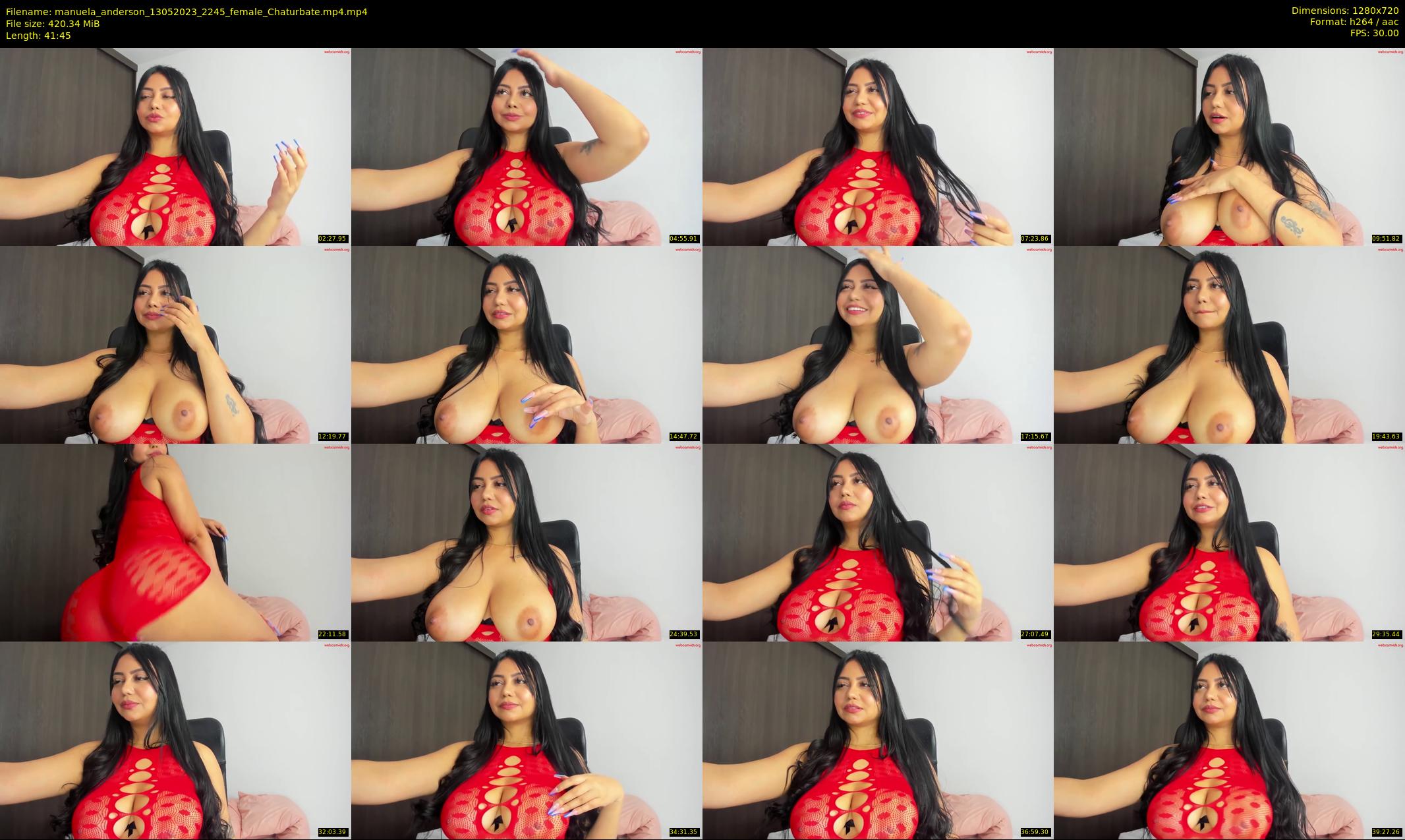 manuela_anderson — 42 minute Chaturbate female cam show recording, 720p, May 13, 2023