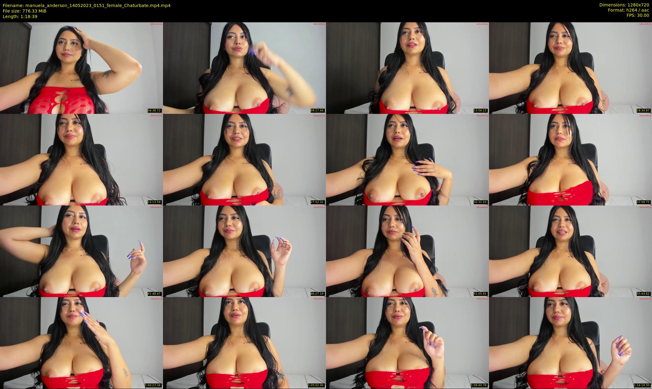 manuela_anderson — 79 minute Chaturbate female cam show recording, 720p, May 14, 2023
