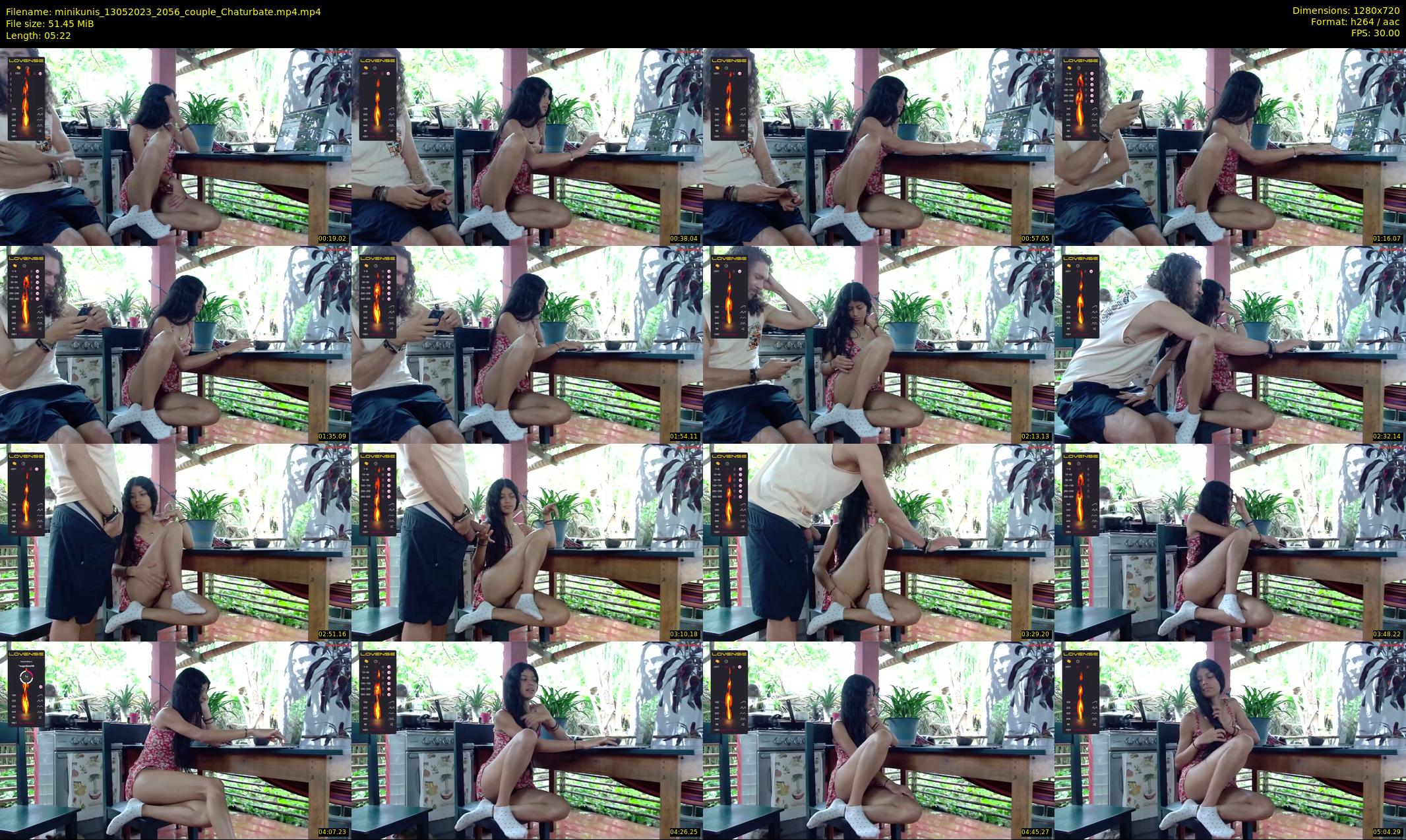 minikunis — 6 minute Chaturbate couple cam show recording, 720p, May 13, 2023