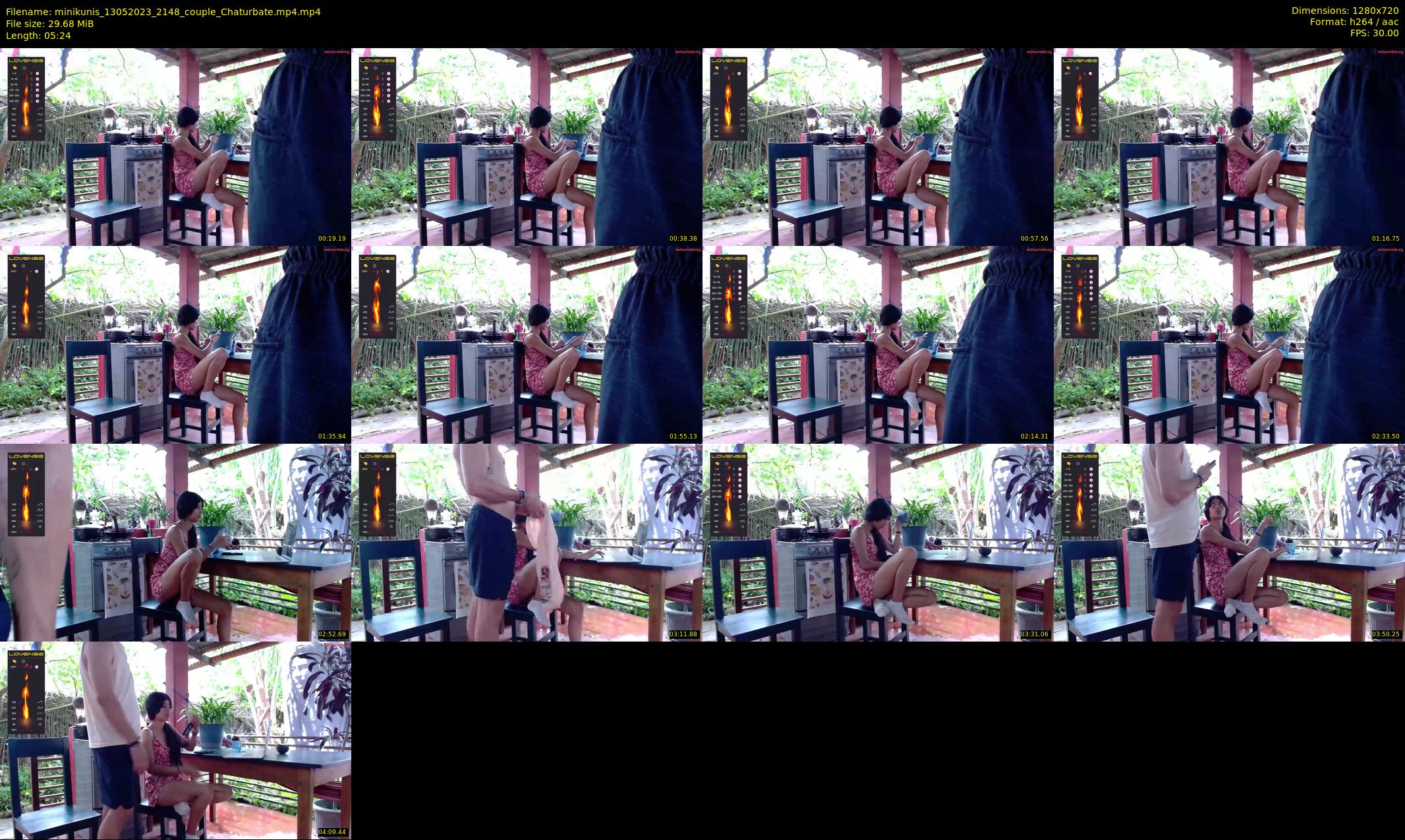 minikunis — 6 minute Chaturbate couple cam show recording, 720p, May 13, 2023