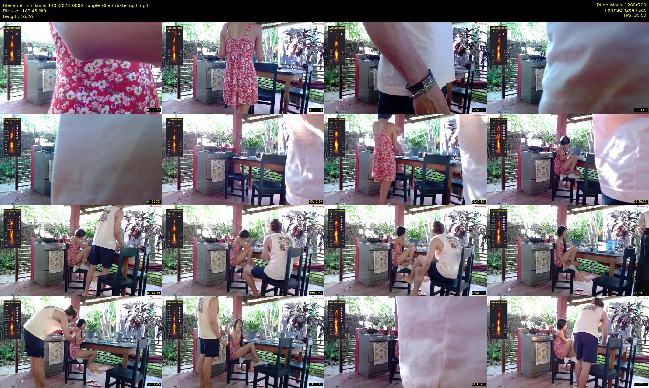 minikunis — 17 minute Chaturbate couple cam show recording, 720p, May 14, 2023