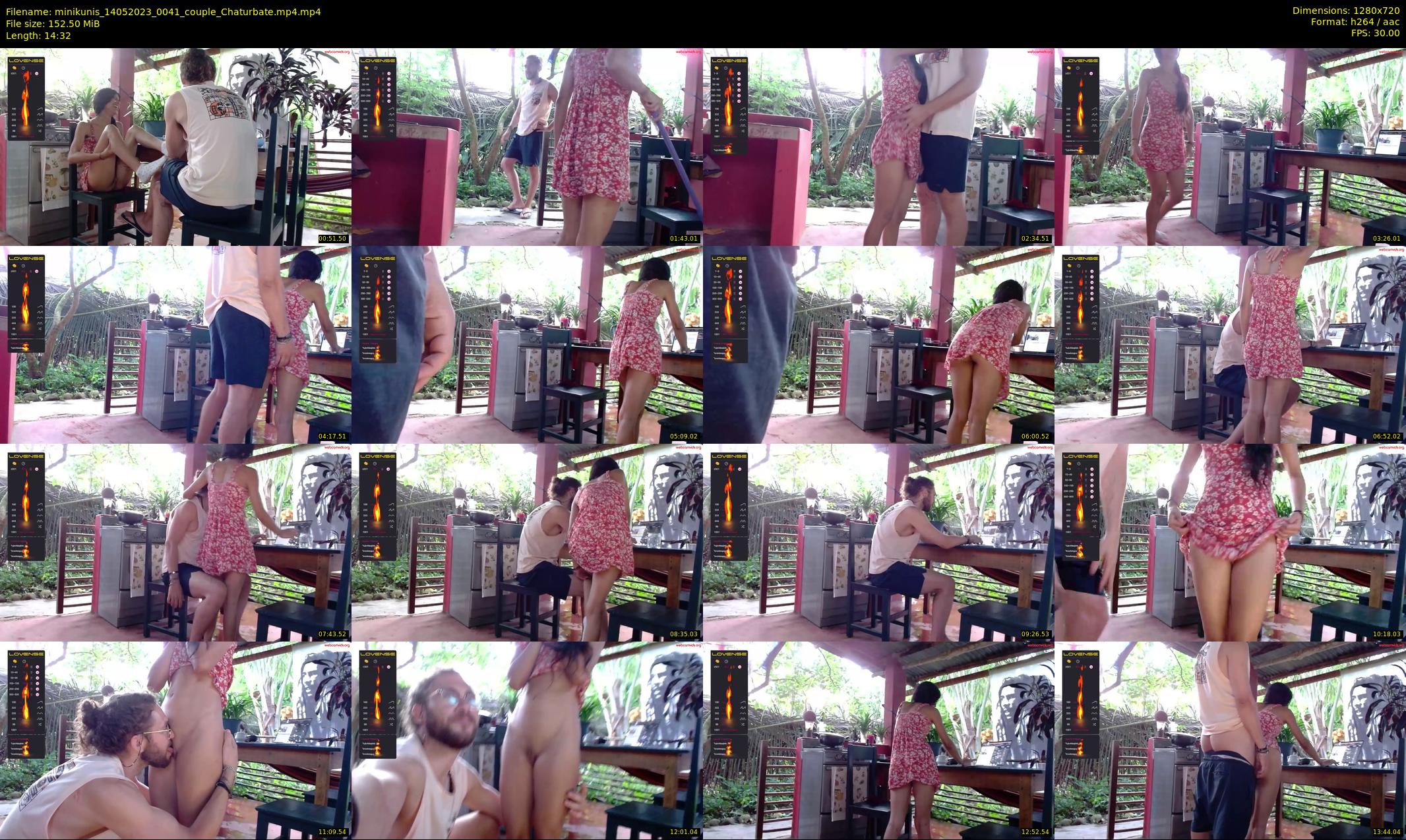 minikunis — 15 minute Chaturbate couple cam show recording, 720p, May 14, 2023