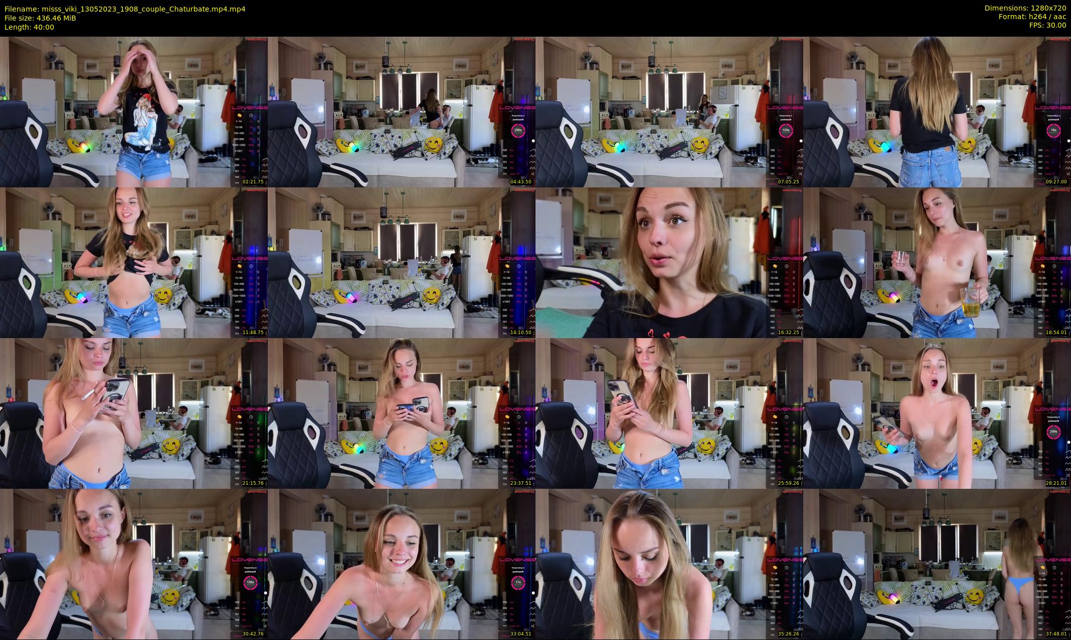 misss_viki — 40 minute Chaturbate couple cam show recording, 720p, May 13, 2023