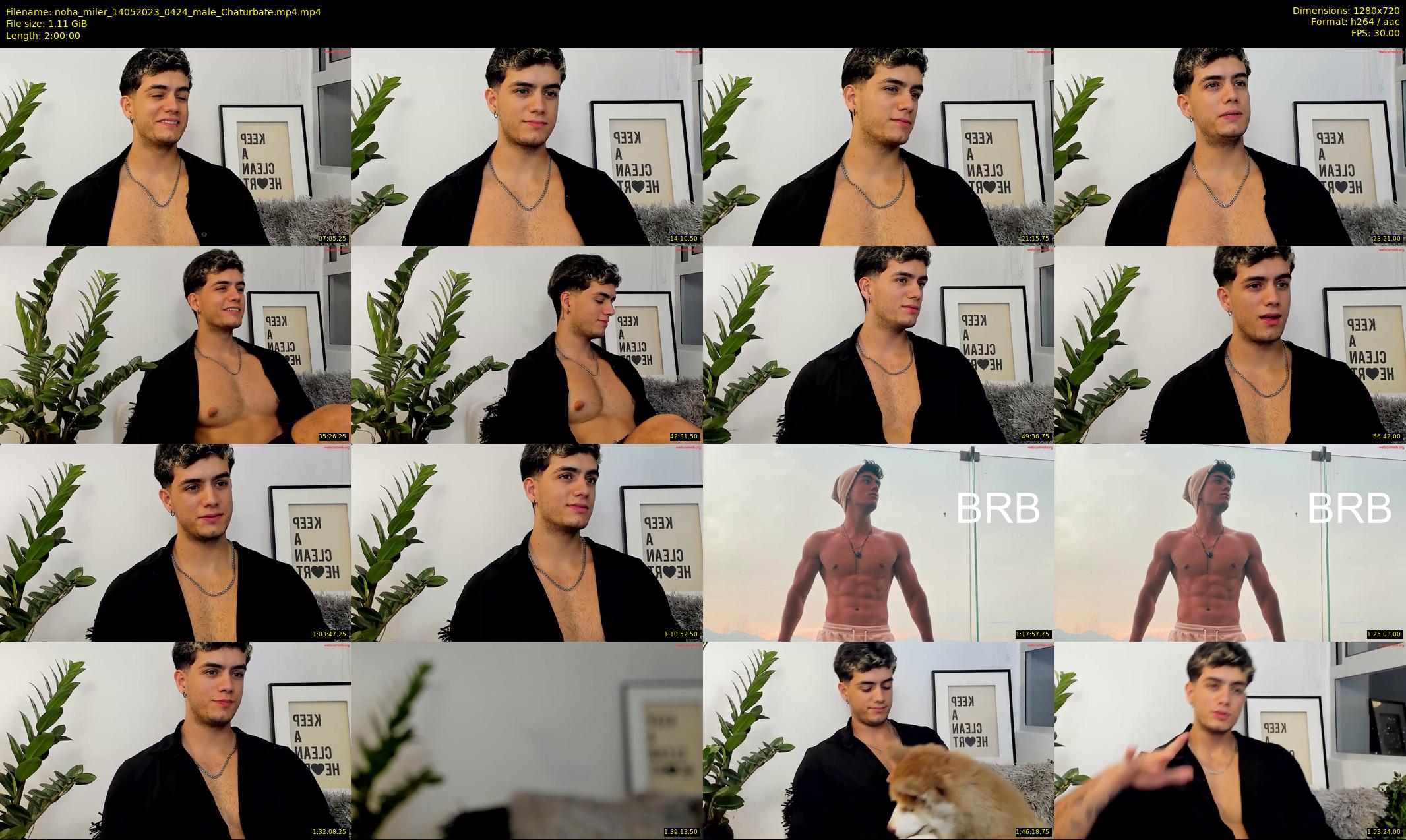 noha_miler — 120 minute Chaturbate male cam show recording, 720p, May 14, 2023