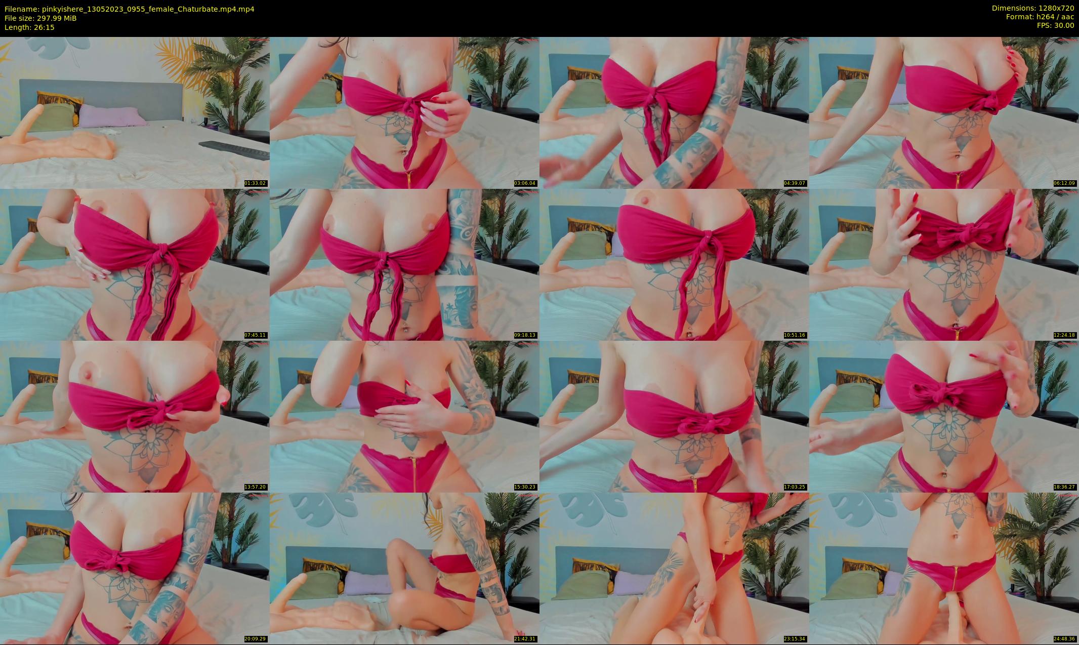 pinkyishere — 27 minute Chaturbate female cam show recording, 720p, May 13, 2023