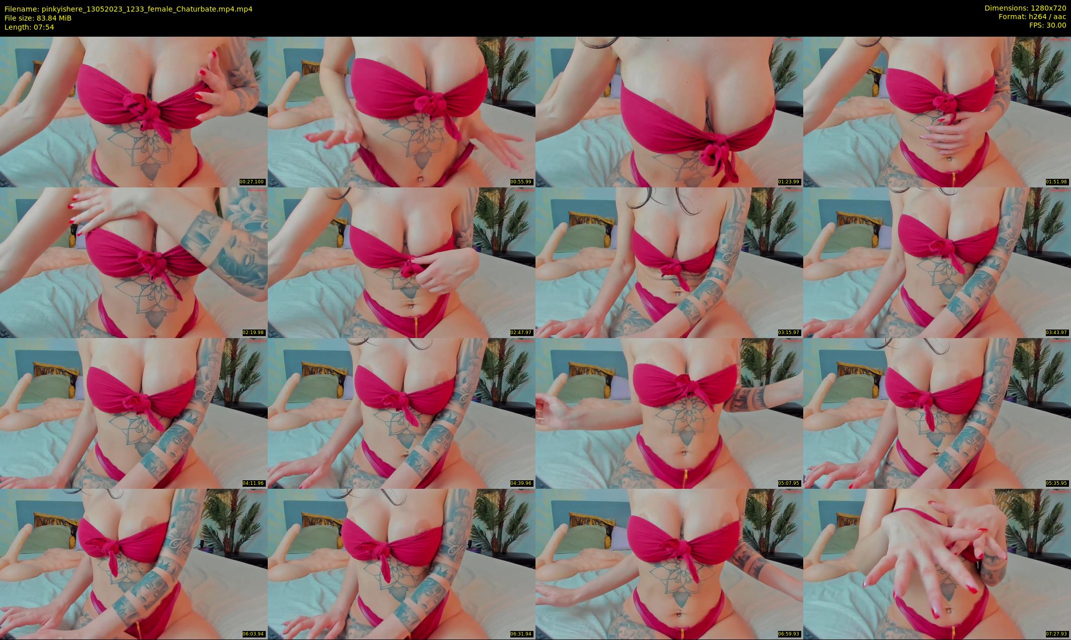 pinkyishere — 8 minute Chaturbate female cam show recording, 720p, May 13, 2023