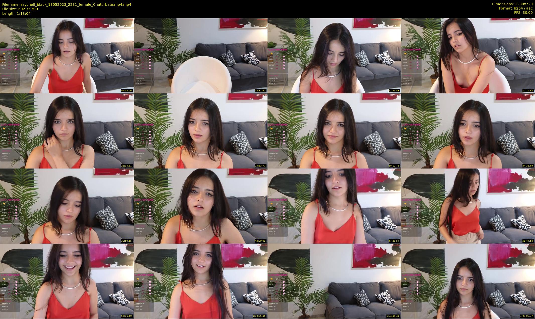 raychell_black — 74 minute Chaturbate female cam show recording, 720p, May 13, 2023
