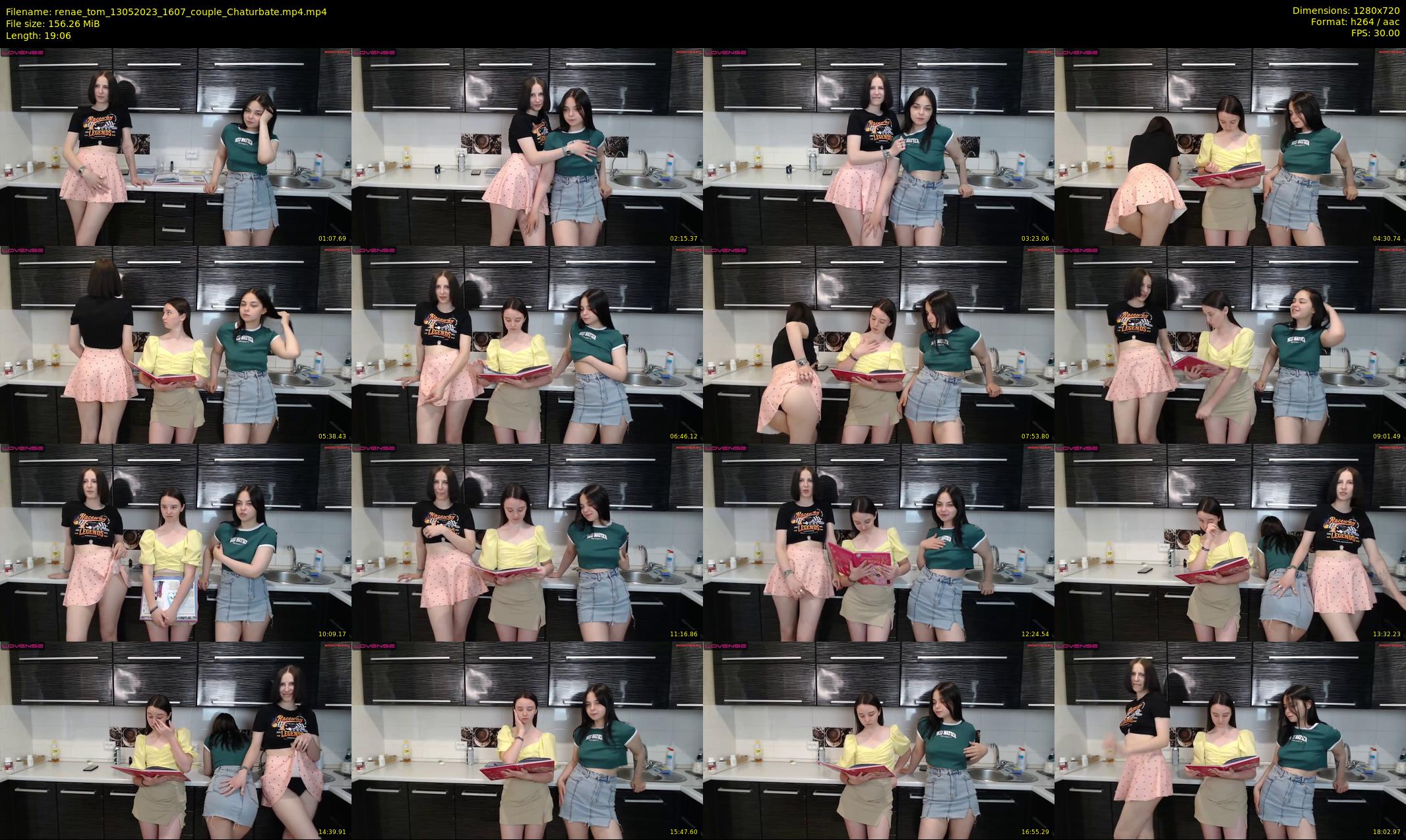renae_tom — 20 minute Chaturbate couple cam show recording, 720p, May 13, 2023