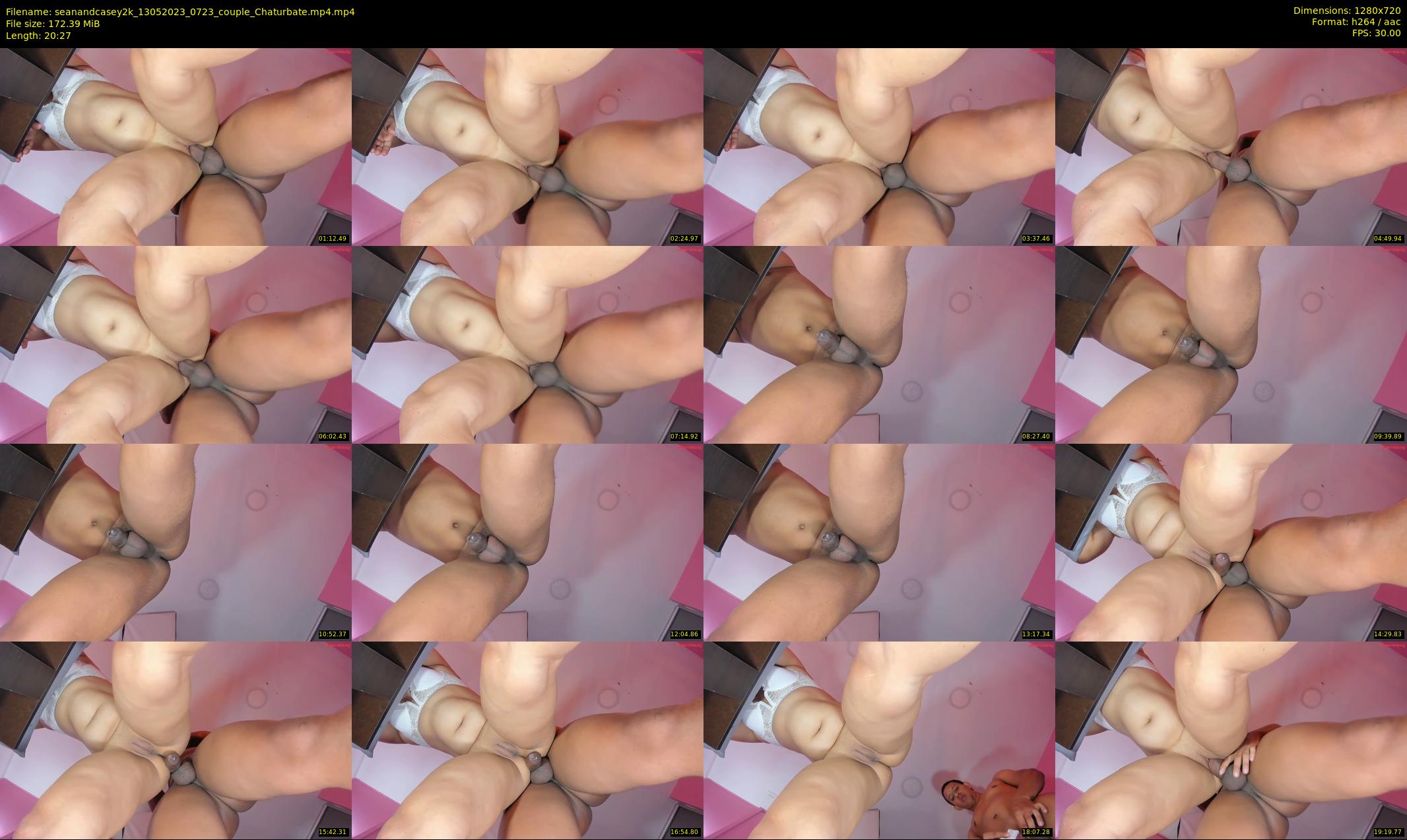 seanandcasey2k — 21 minute Chaturbate couple cam show recording, 720p, May 13, 2023