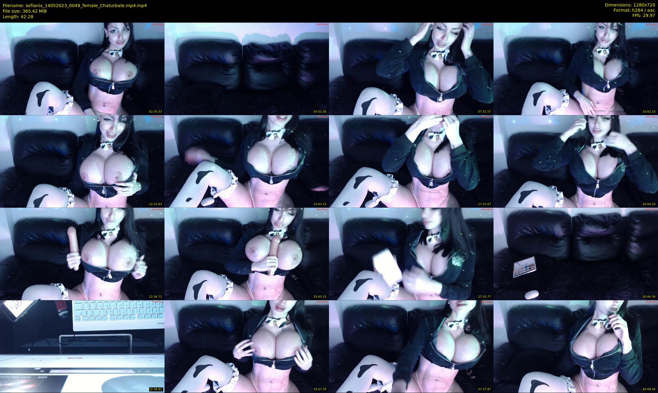 sofianix — 43 minute Chaturbate female cam show recording, 720p, May 14, 2023