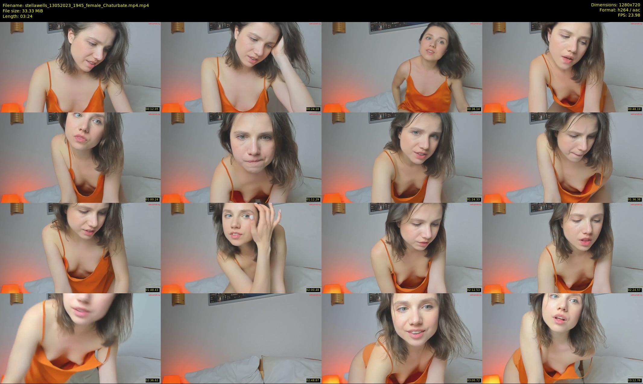 stellawells — 4 minute Chaturbate female cam show recording, 720p, May 13, 2023