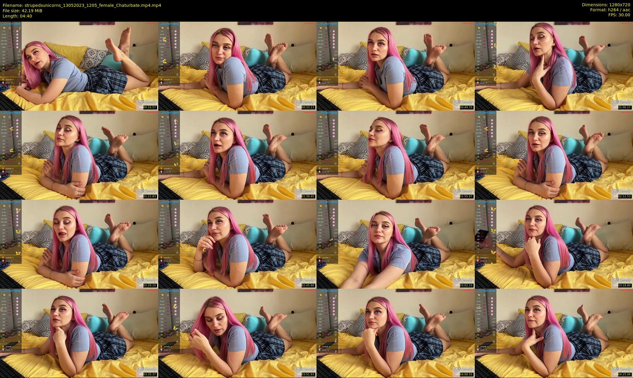 strupedsunicorns — 5 minute Chaturbate couple cam show recording, 720p, May 13, 2023