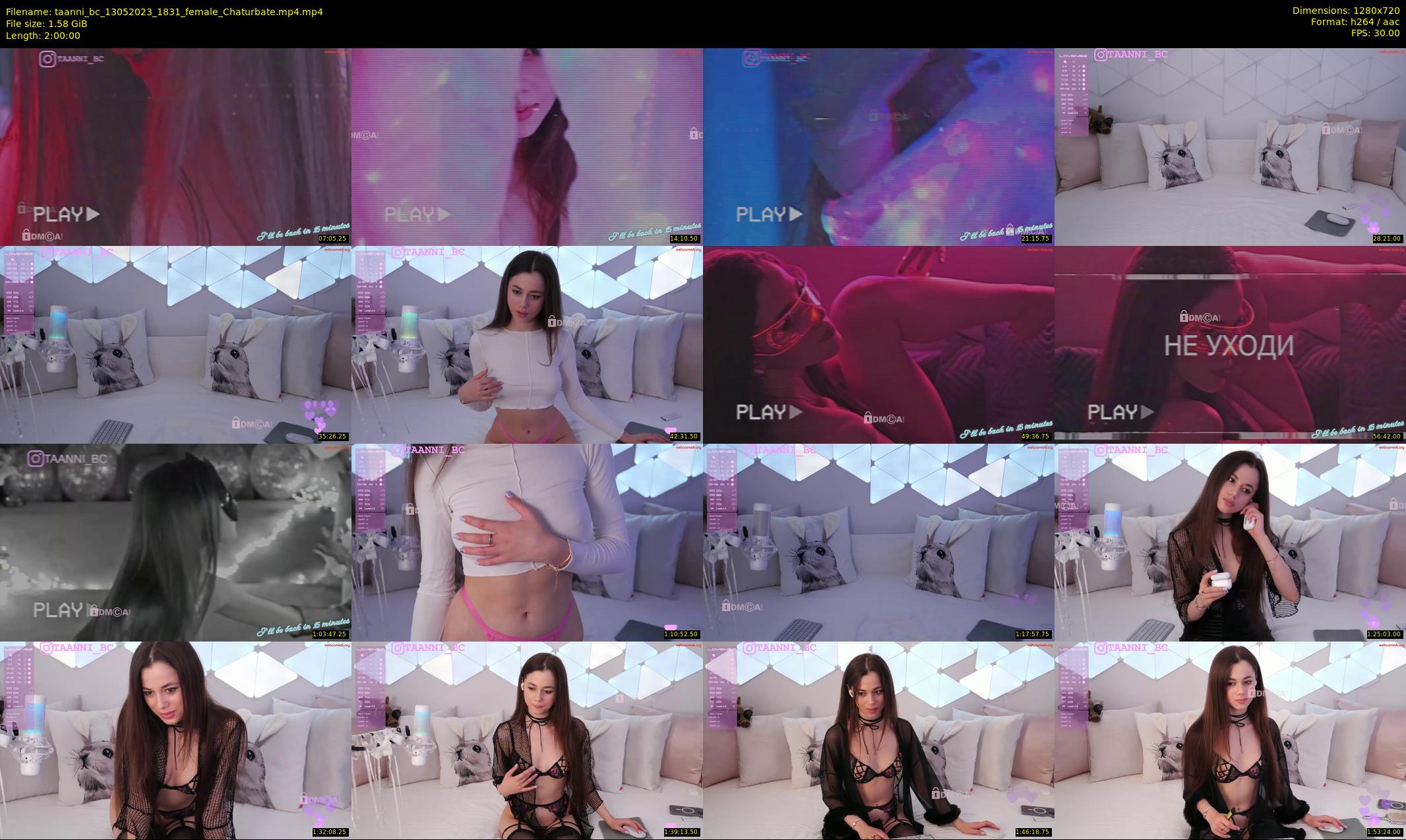 taanni_bc — 120 minute Chaturbate female cam show recording, 720p, May 13, 2023