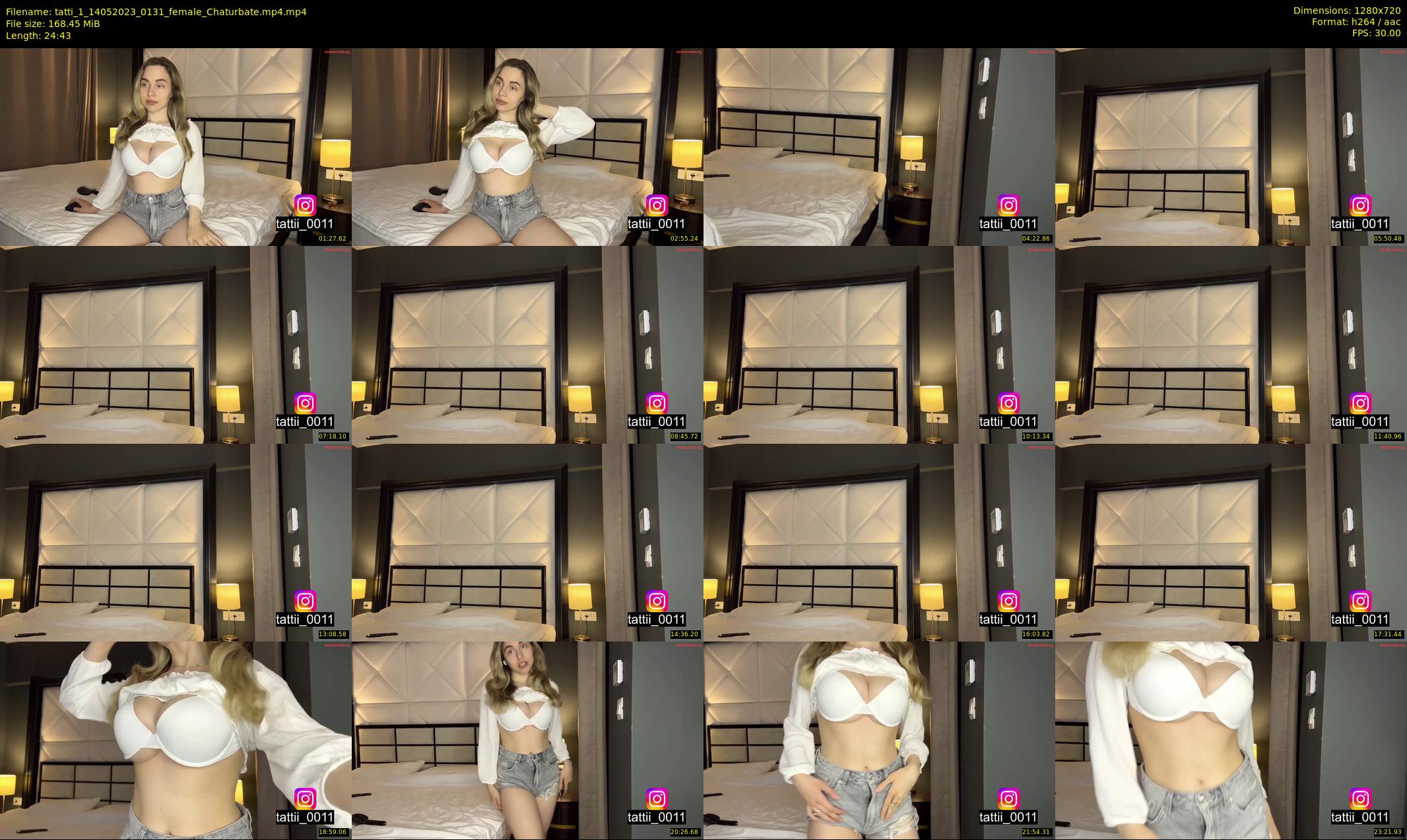 tatti_1 — 25 minute Chaturbate female cam show recording, 720p, May 14, 2023