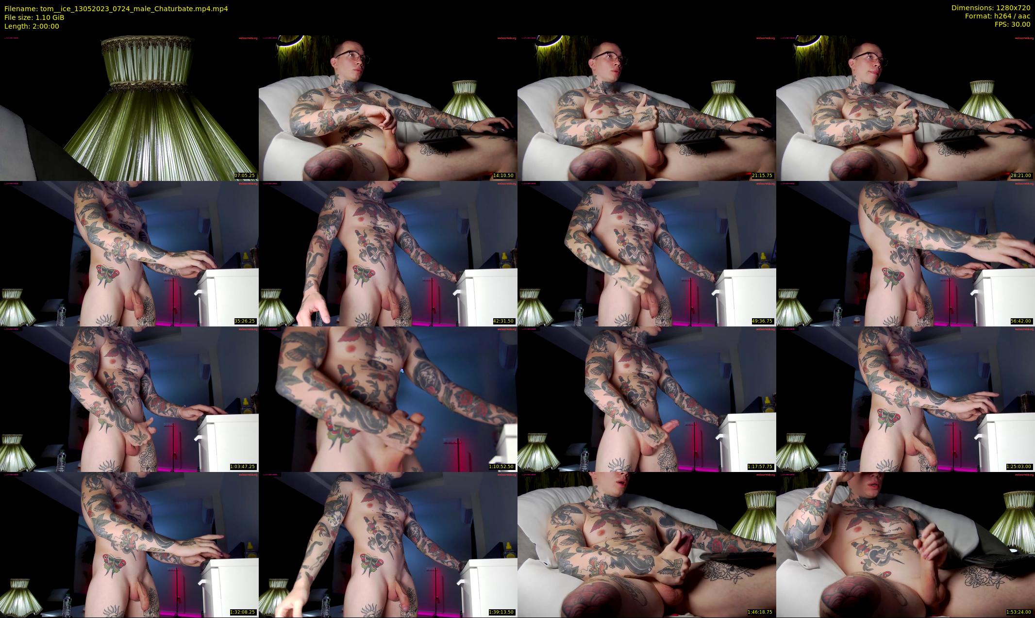 tom__ice — 120 minute Chaturbate male cam show recording, 720p, May 13, 2023
