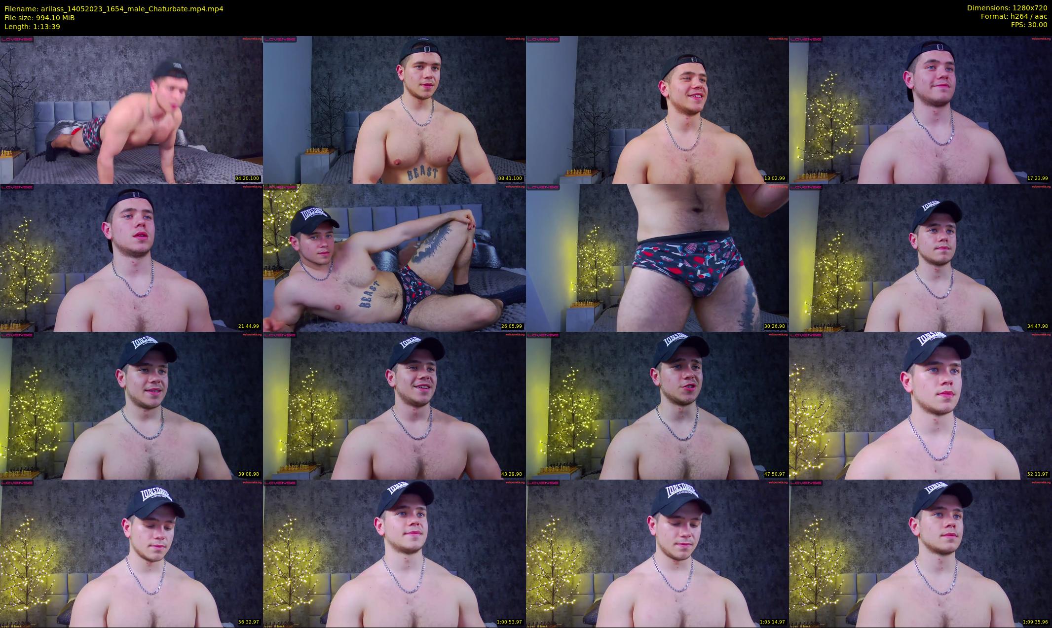 arilass — 74 minute Chaturbate male cam show recording, 720p, May 14, 2023
