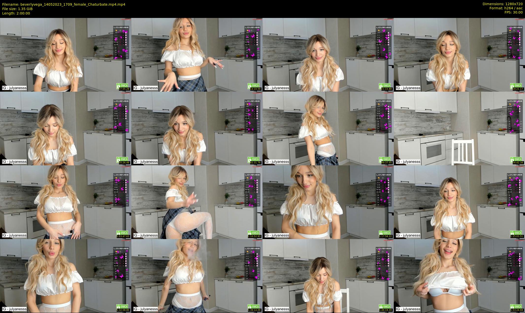 beverlyvega — 120 minute Chaturbate couple cam show recording, 720p, May 14, 2023