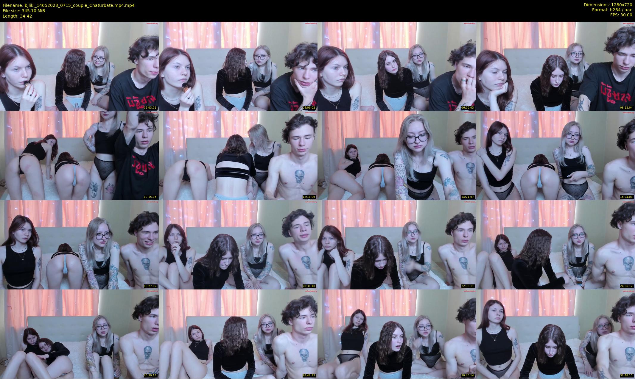 bjliki — 35 minute Chaturbate couple cam show recording, 720p, May 14, 2023