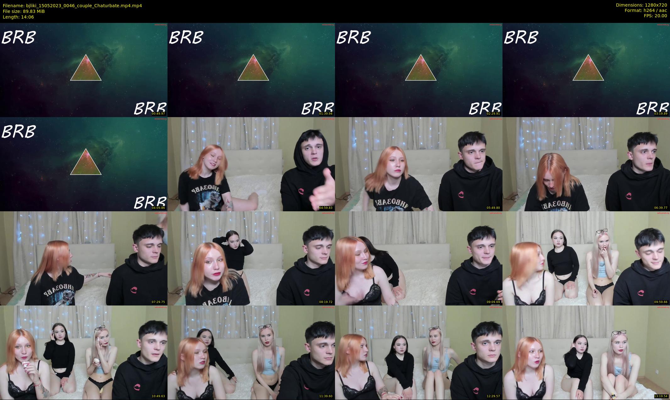 bjliki — 15 minute Chaturbate couple cam show recording, 720p, May 15, 2023