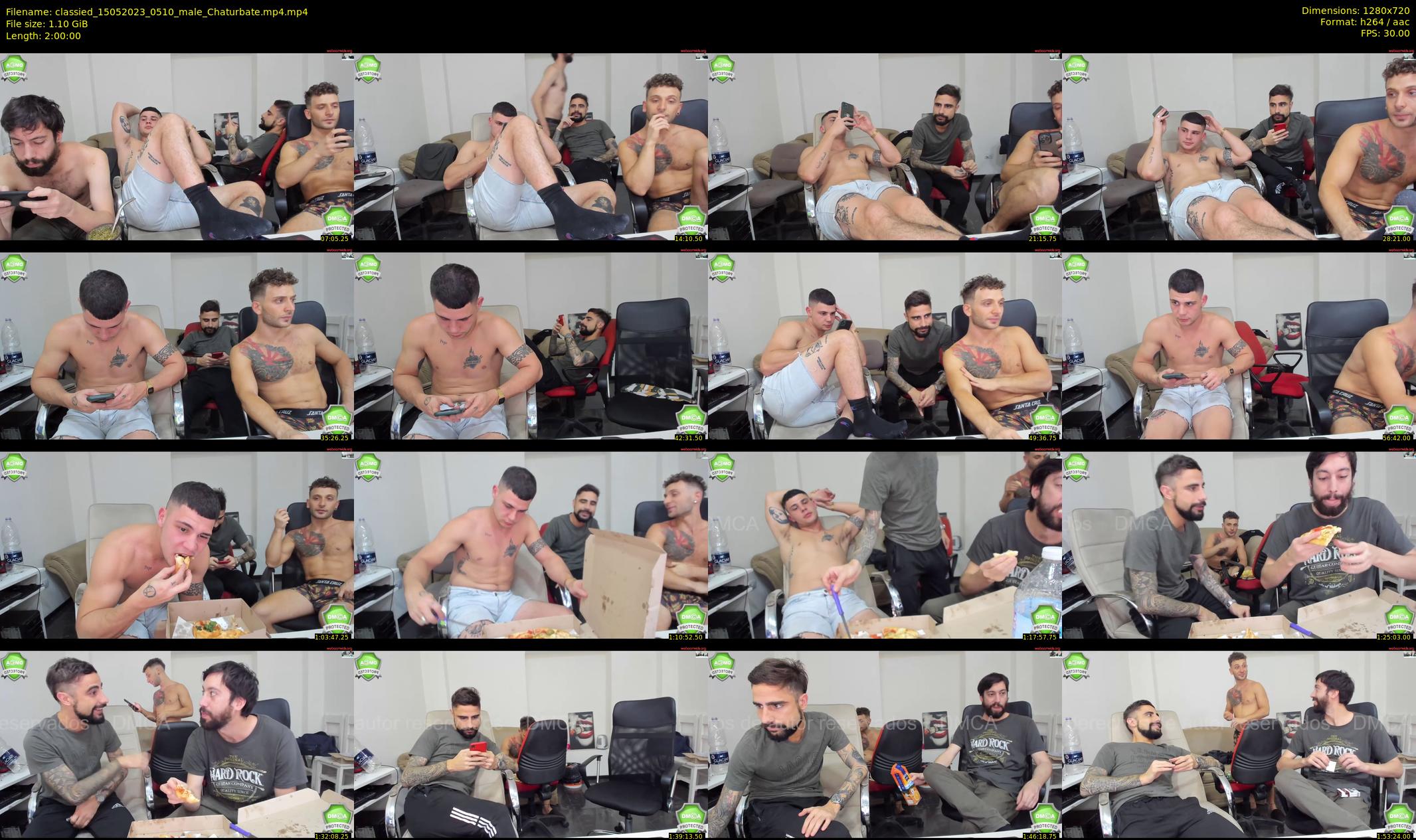 classied — 120 minute Chaturbate male cam show recording, 720p, May 15, 2023