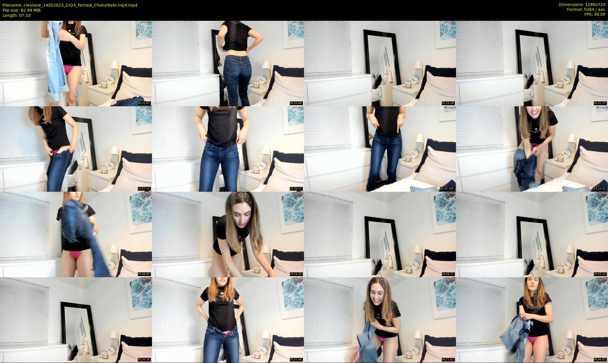 cleolane — 8 minute Chaturbate female cam show recording, 720p, May 14, 2023