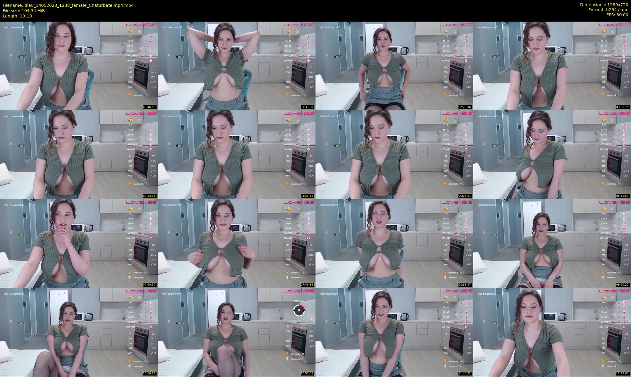 dia8 — 14 minute Chaturbate female cam show recording, 720p, May 14, 2023