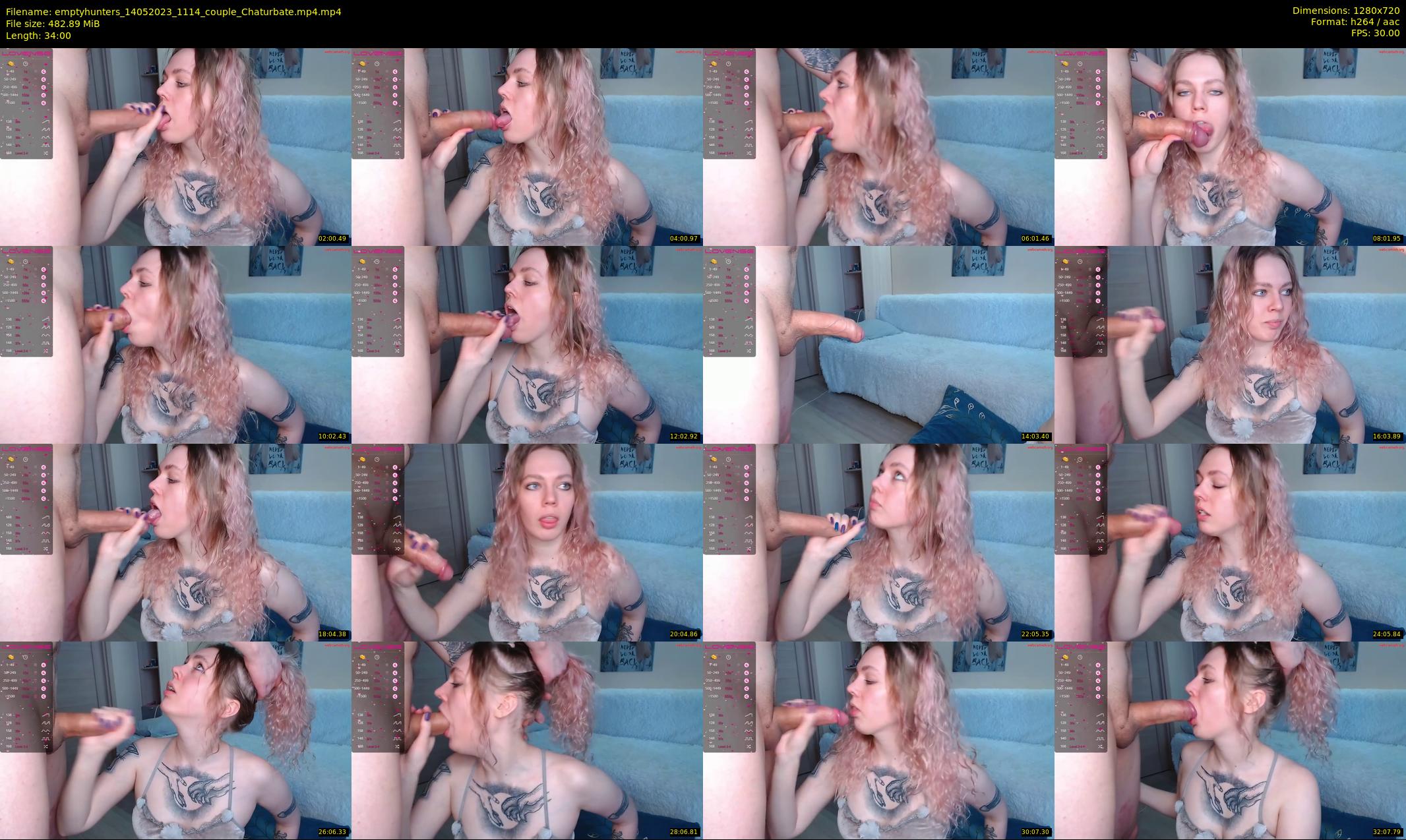emptyhunters — 34 minute Chaturbate couple cam show recording, 720p, May 14, 2023