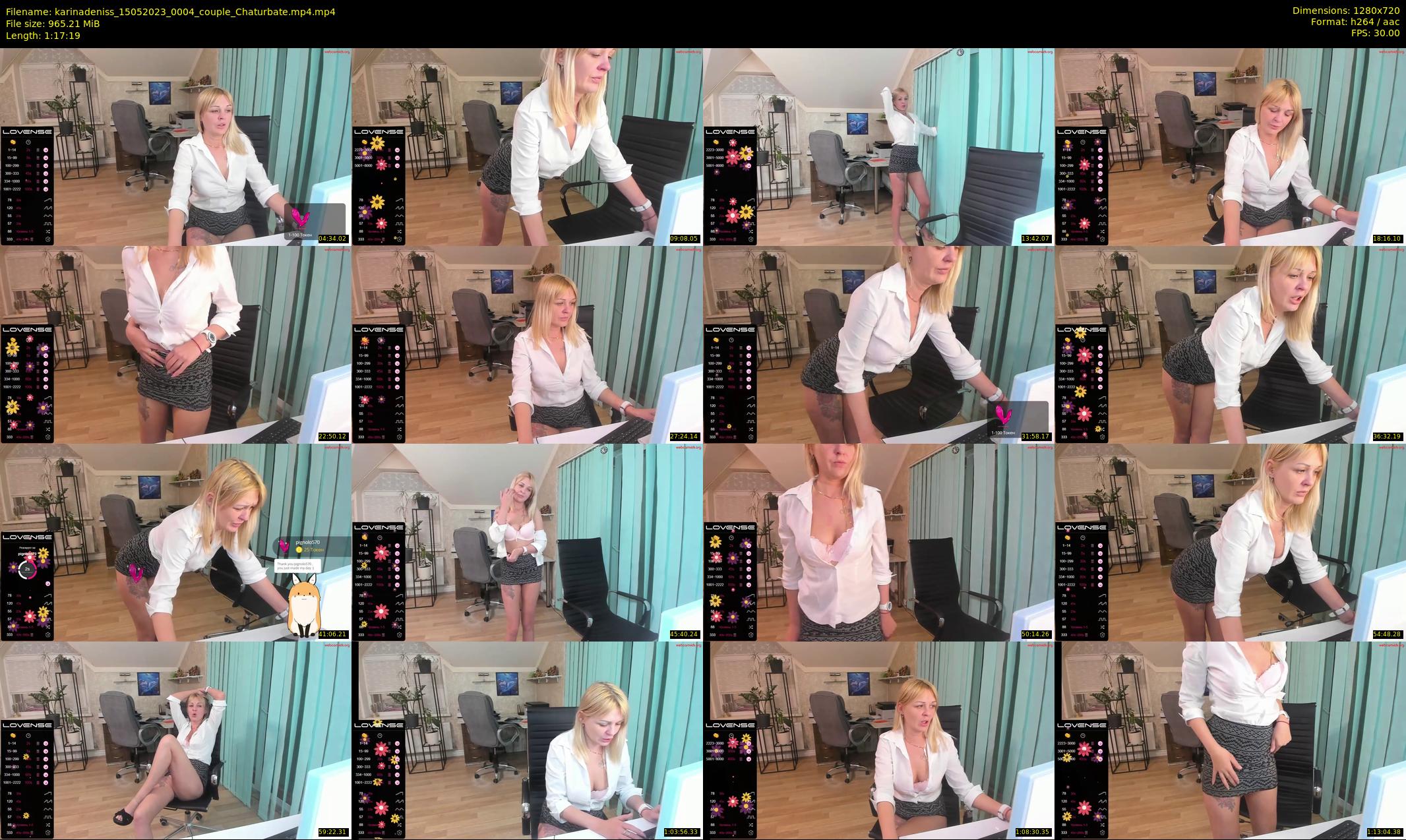 karinadeniss — 78 minute Chaturbate couple cam show recording, 720p, May 15, 2023