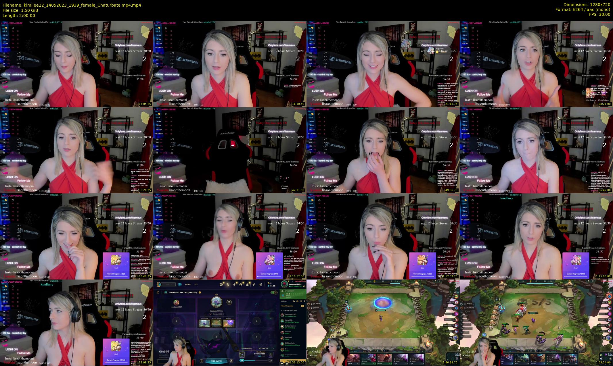 kimilee22 — 120 minute Chaturbate female cam show recording, 720p, May 14, 2023
