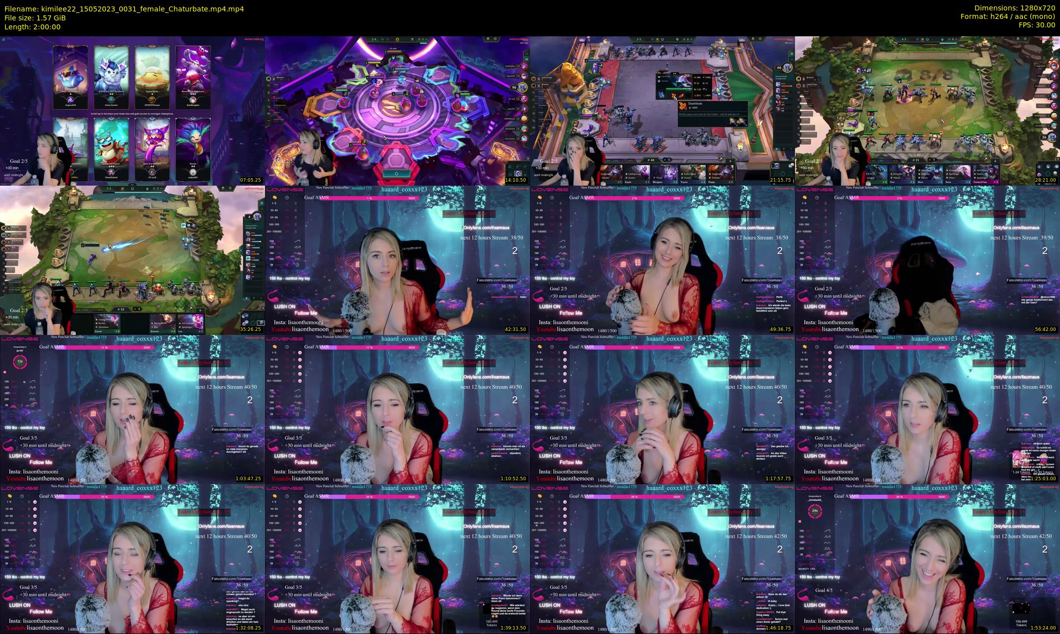 kimilee22 — 120 minute Chaturbate female cam show recording, 720p, May 15, 2023