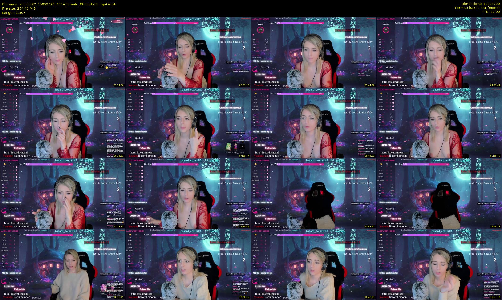 kimilee22 — 22 minute Chaturbate female cam show recording, 720p, May 15, 2023