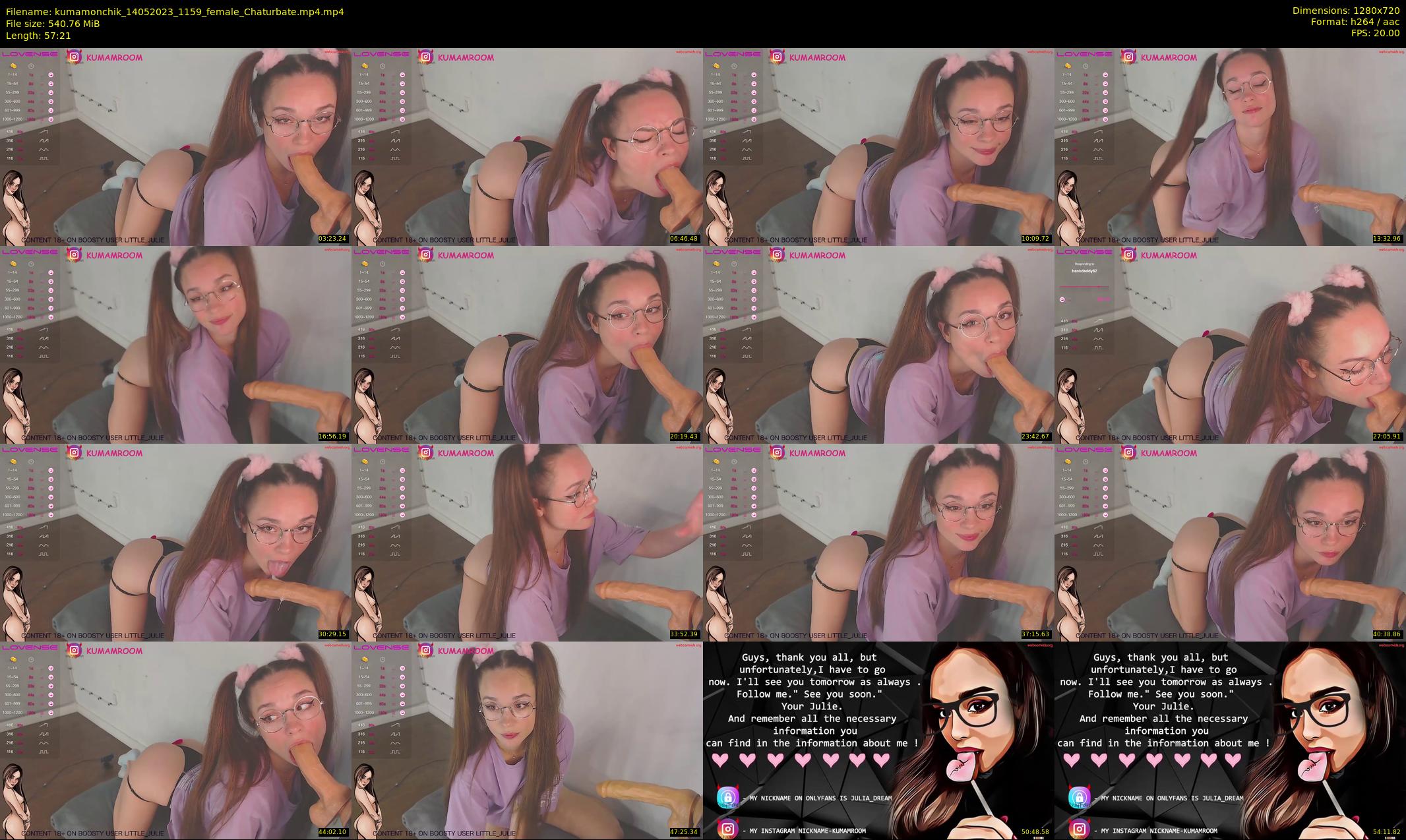 kumamonchik — 58 minute Chaturbate couple cam show recording, 720p, May 14, 2023