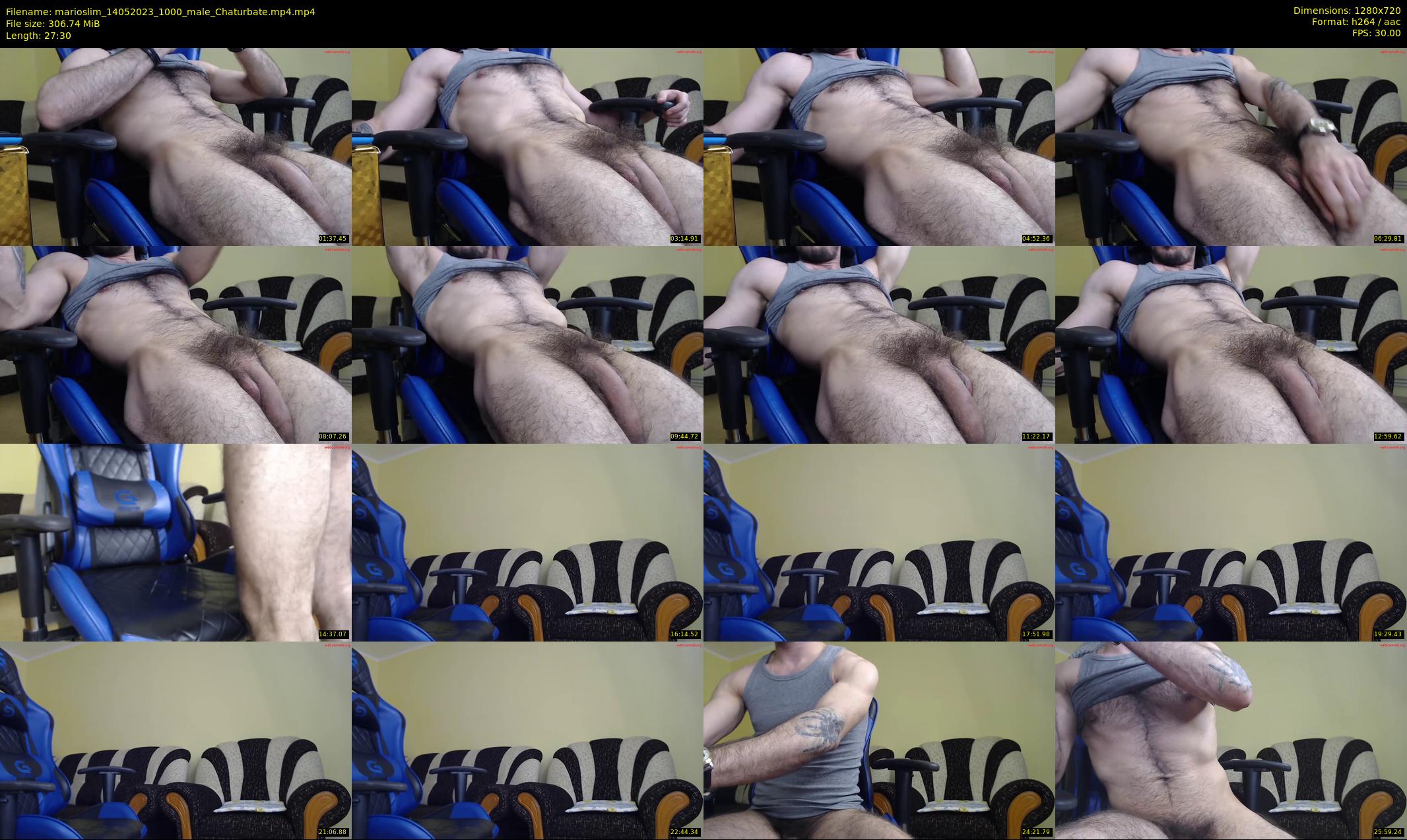 marioslim — 28 minute Chaturbate male cam show recording, 720p, May 14, 2023