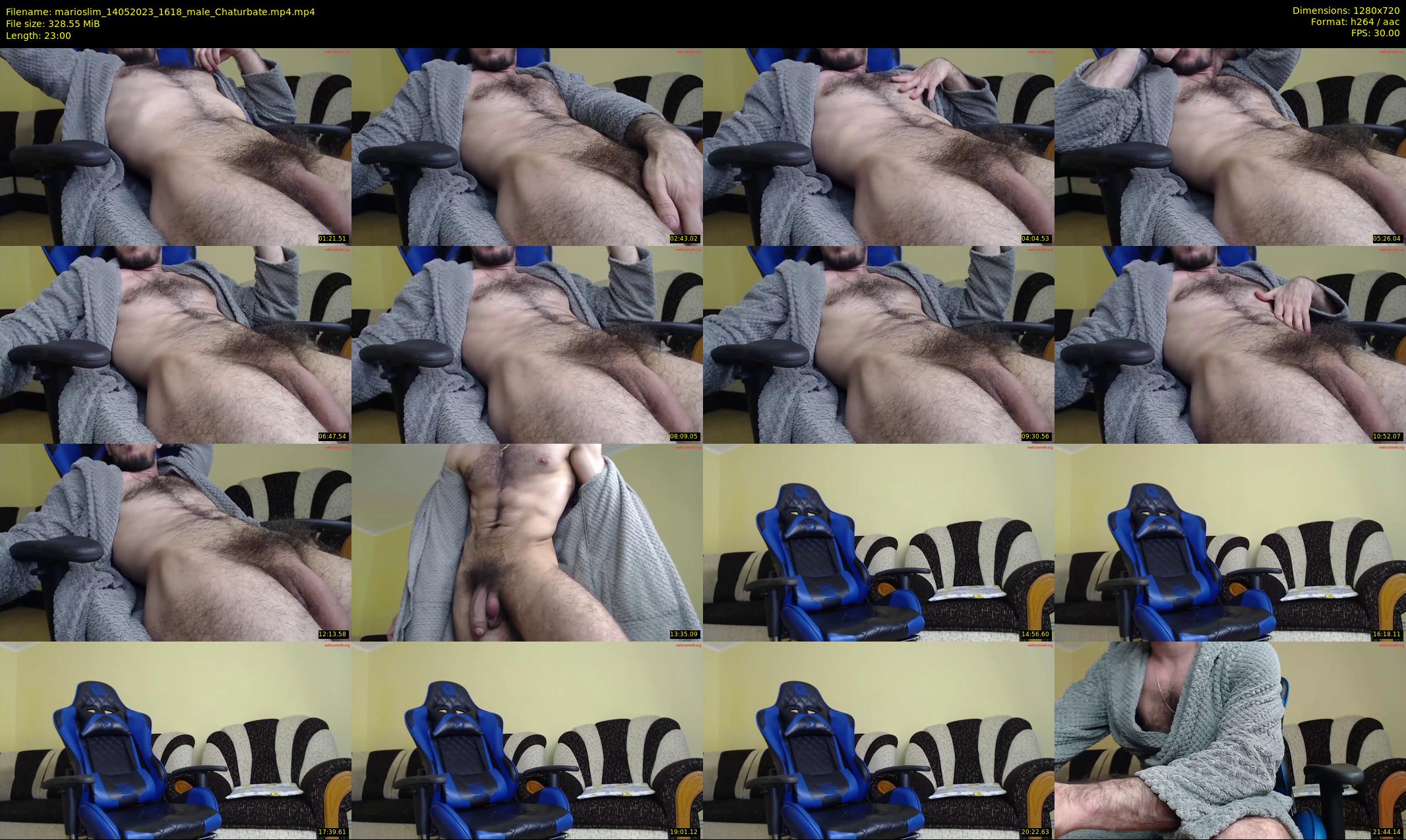 marioslim — 23 minute Chaturbate male cam show recording, 720p, May 14, 2023