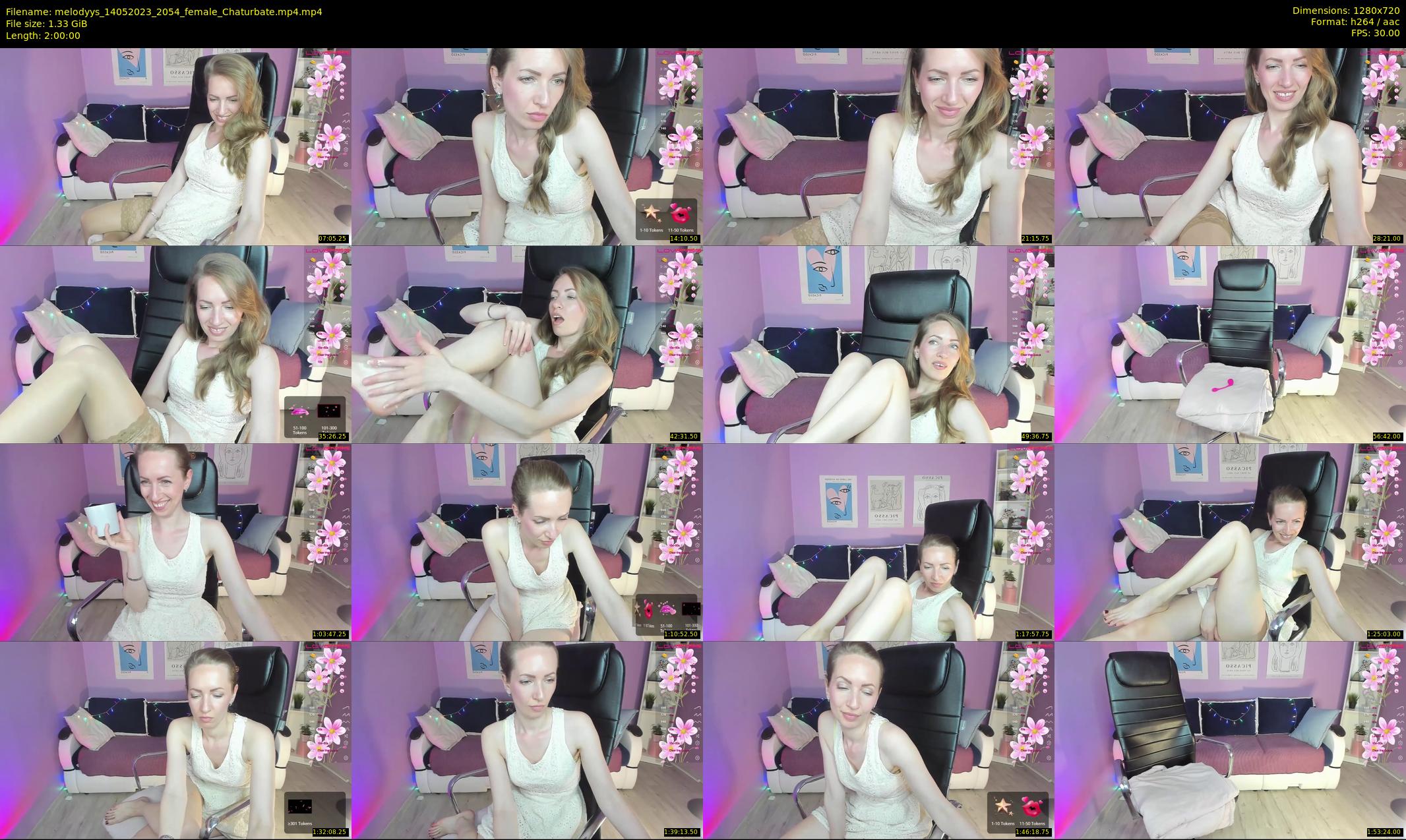 melodyys — 120 minute Chaturbate female cam show recording, 720p, May 14, 2023