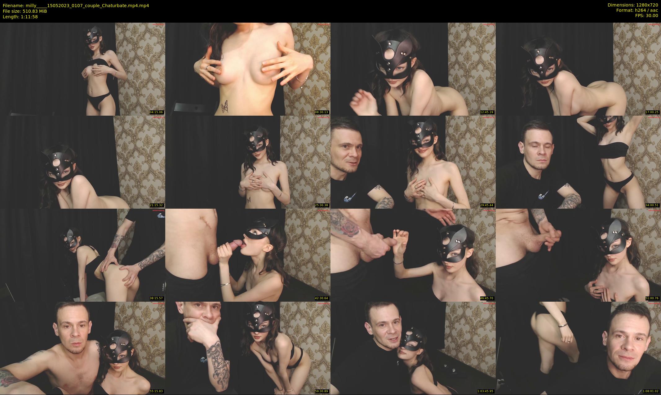 milly____ — 72 minute Chaturbate couple cam show recording, 720p, May 15, 2023