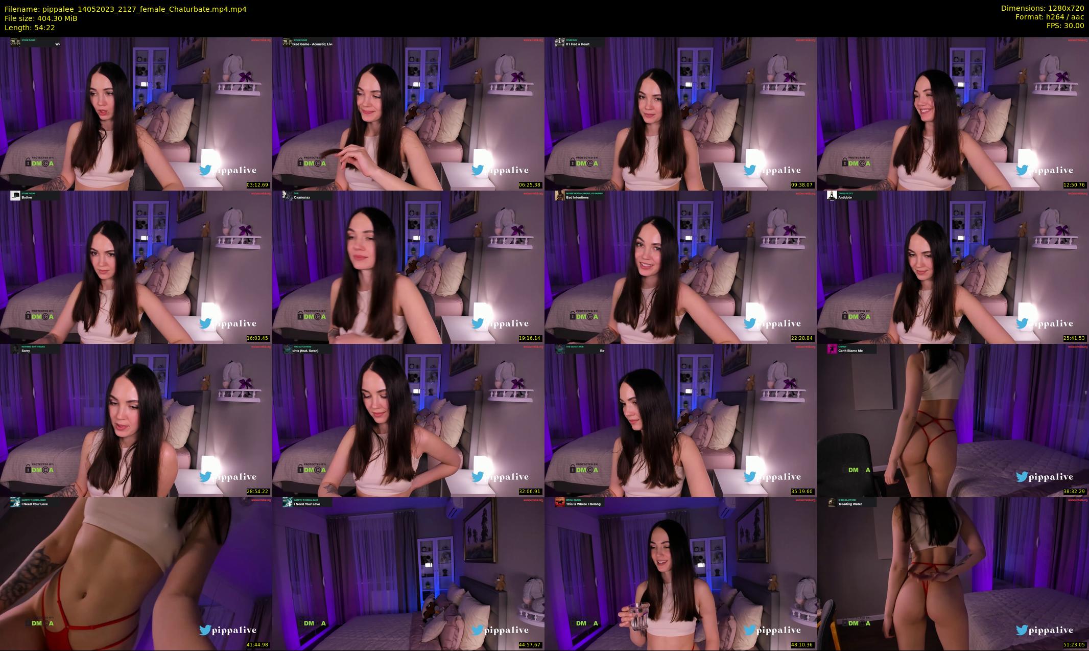 pippalee — 55 minute Chaturbate female cam show recording, 720p, May 14, 2023