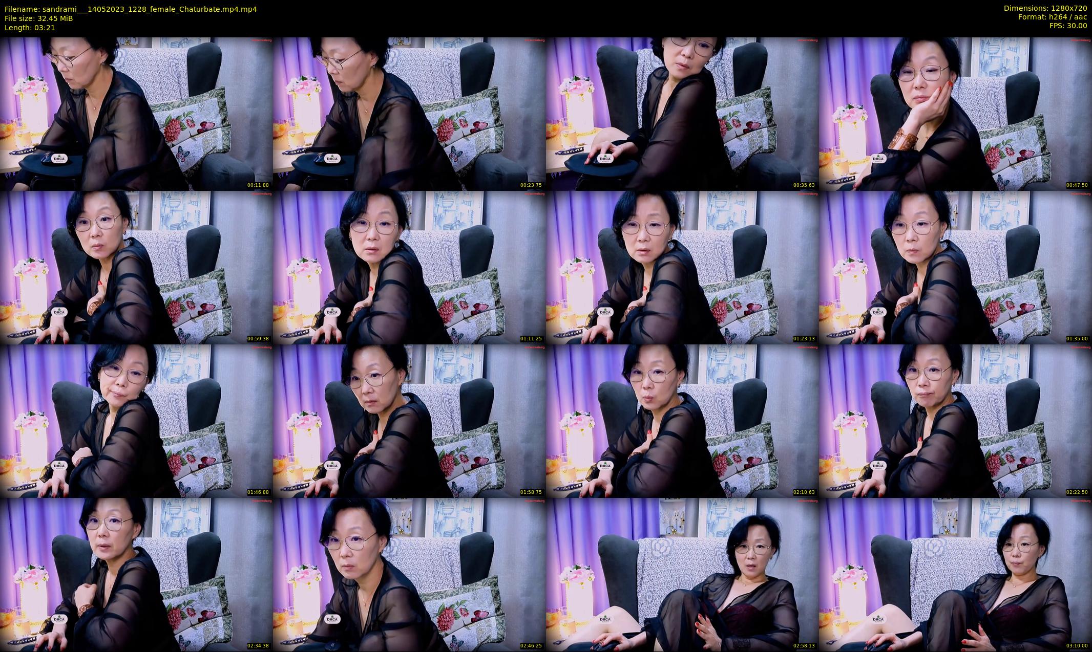 sandrami__ — 4 minute Chaturbate female cam show recording, 720p, May 14, 2023