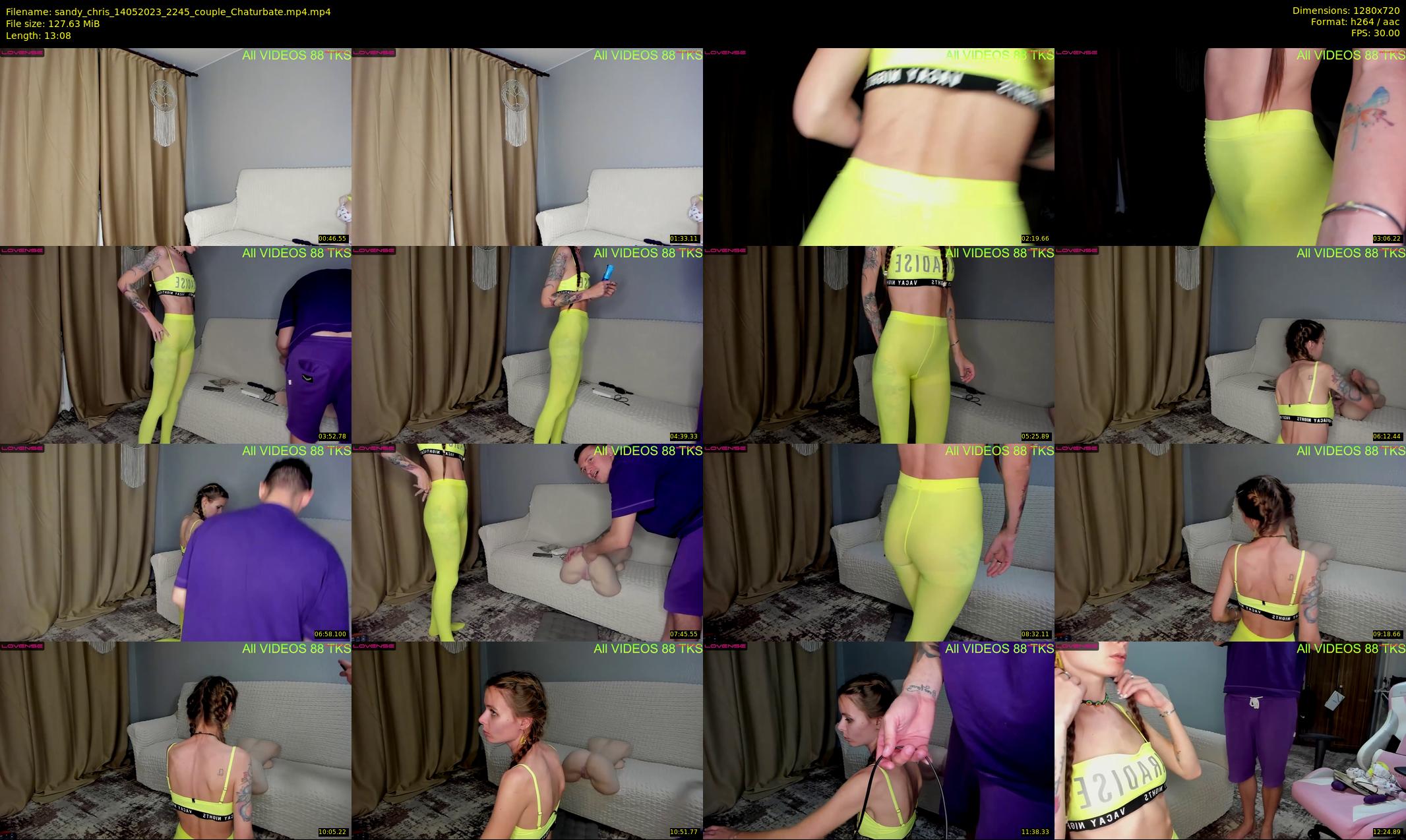 sandy_chris — 14 minute Chaturbate couple cam show recording, 720p, May 14, 2023