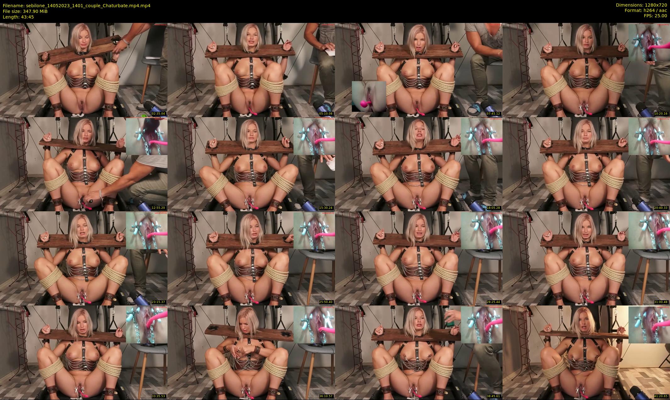 sebilone — 44 minute Chaturbate couple cam show recording, 720p, May 14, 2023