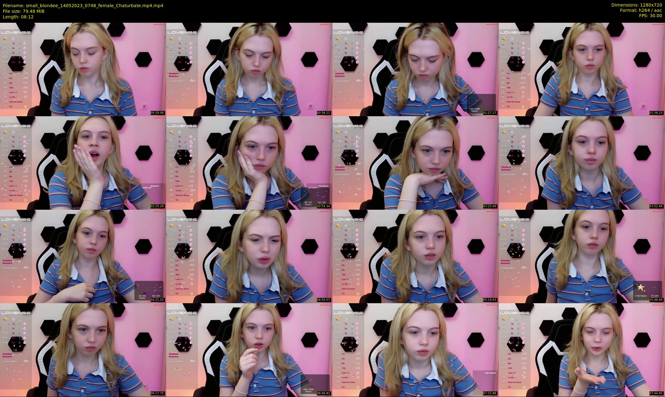 small_blondee — 9 minute Chaturbate female cam show recording, 720p, May 14, 2023