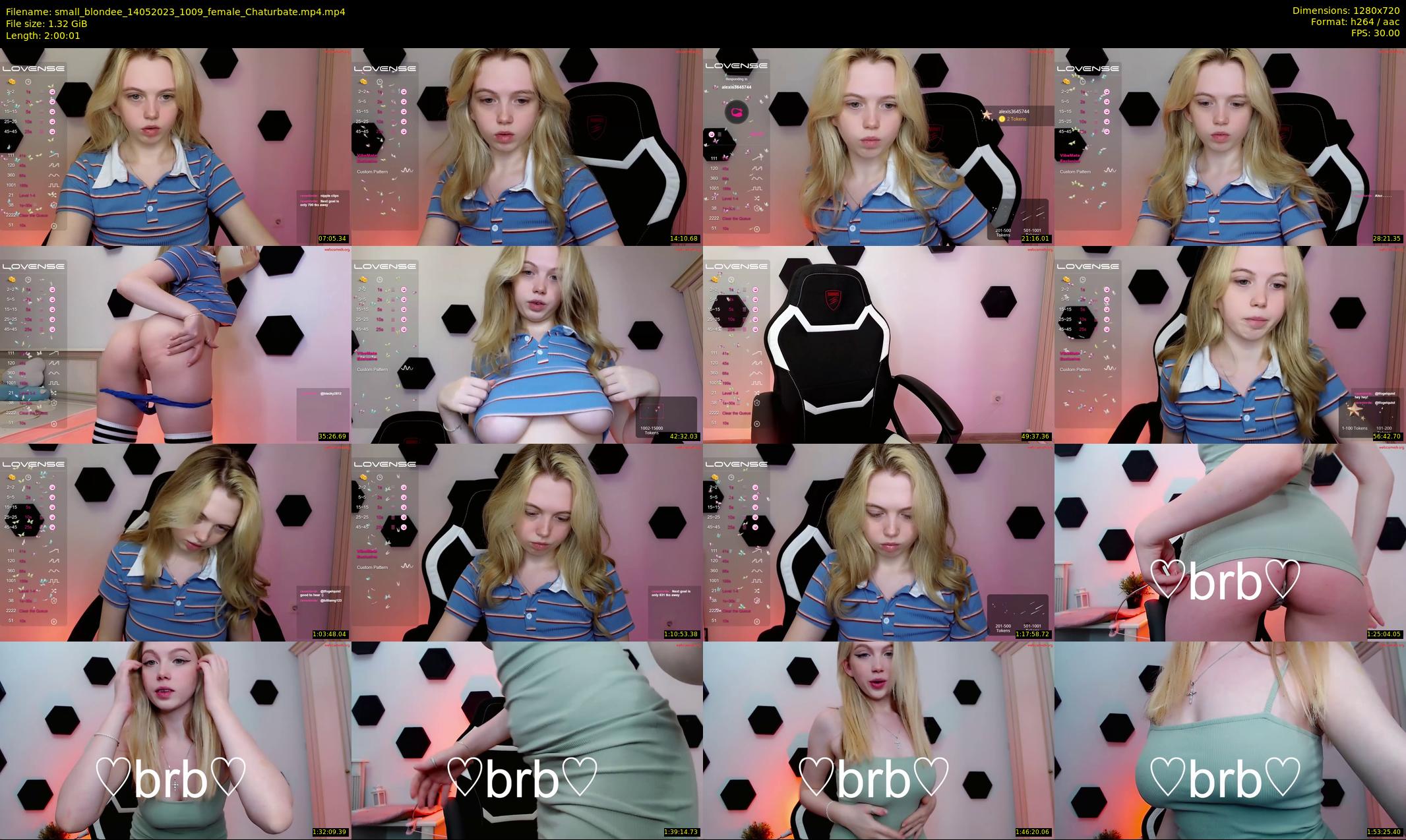 small_blondee — 121 minute Chaturbate female cam show recording, 720p, May 14, 2023