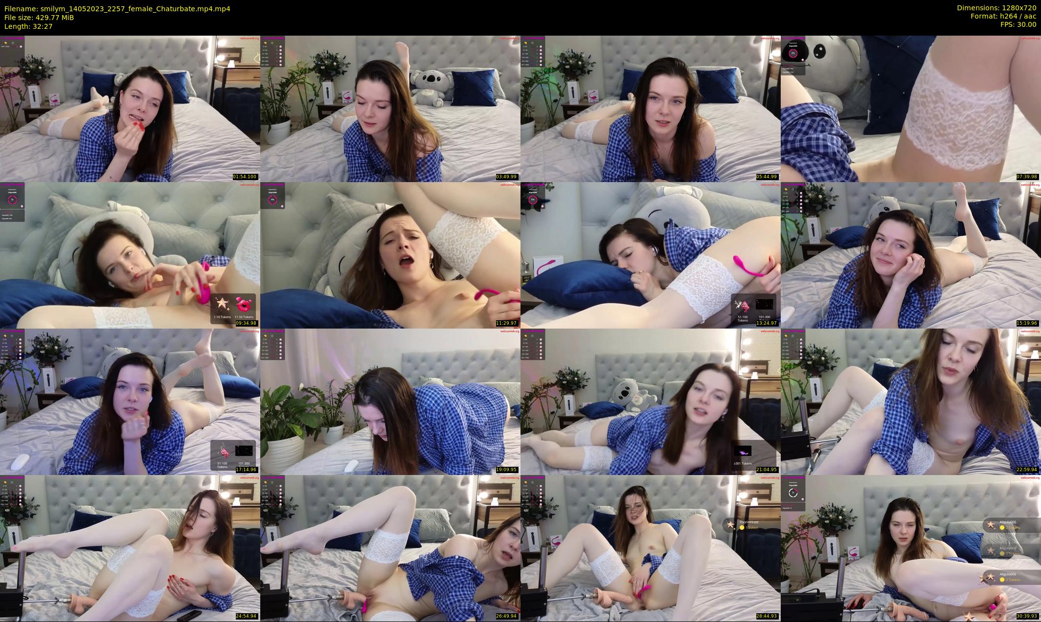 smilym — 33 minute Chaturbate female cam show recording, 720p, May 14, 2023