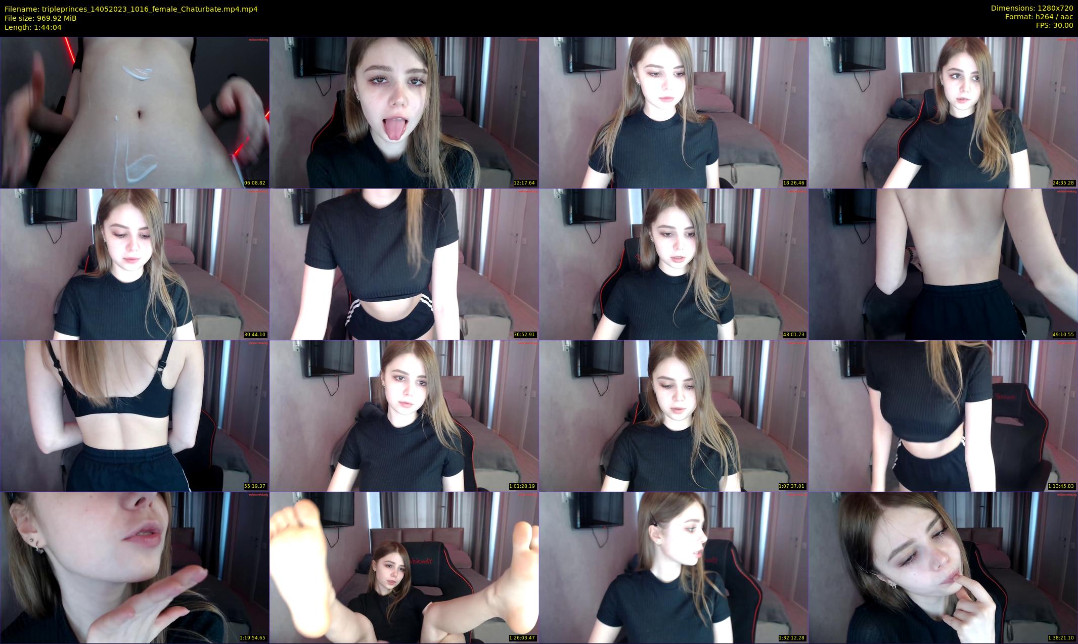 tripleprinces — 105 minute Chaturbate female cam show recording, 720p, May 14, 2023