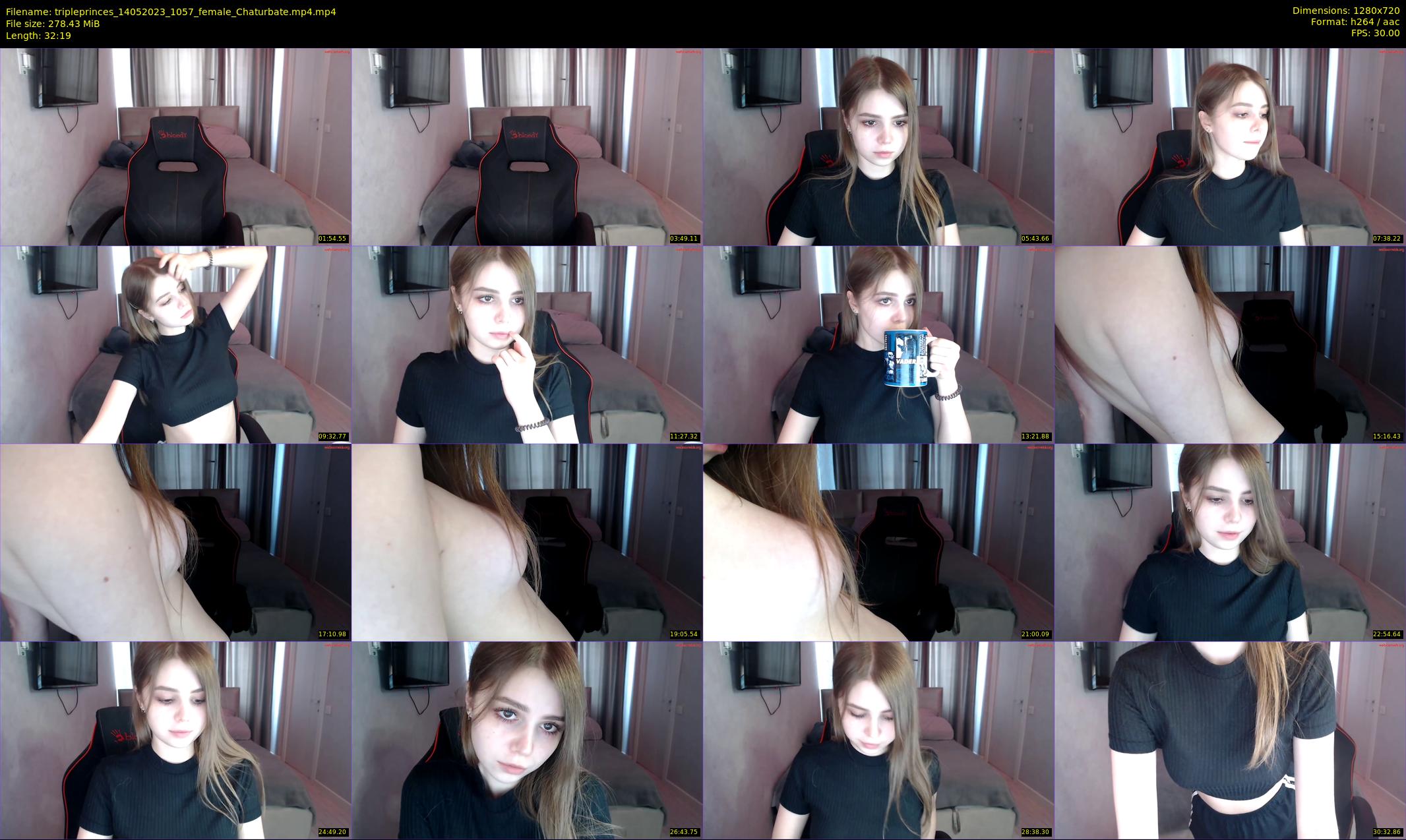 tripleprinces — 33 minute Chaturbate female cam show recording, 720p, May 14, 2023